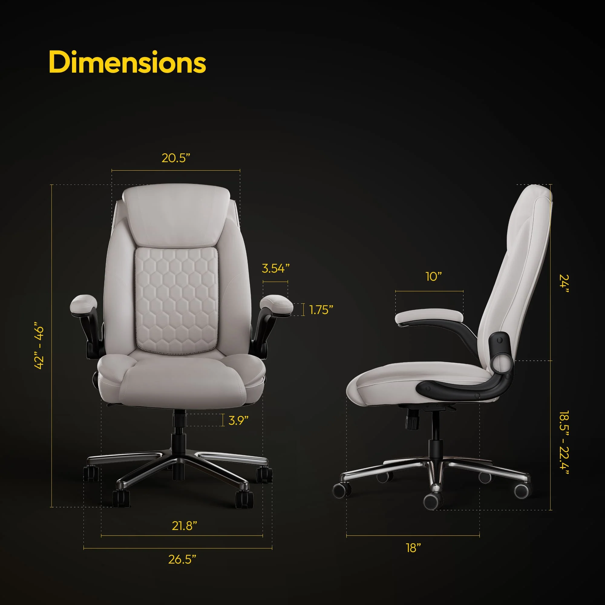 Frido 3D Posture Plus Ergonomic Chair - Image 10
