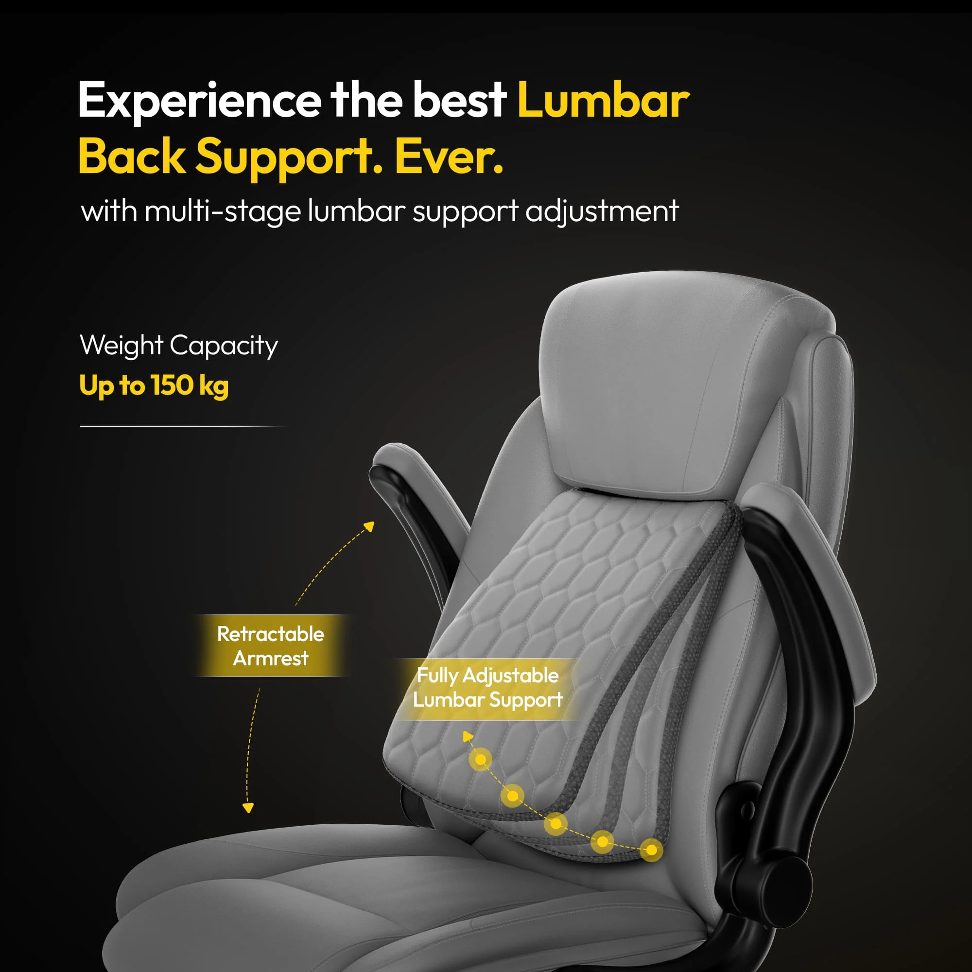 Frido 3D Posture Plus Ergonomic Chair - Image 12