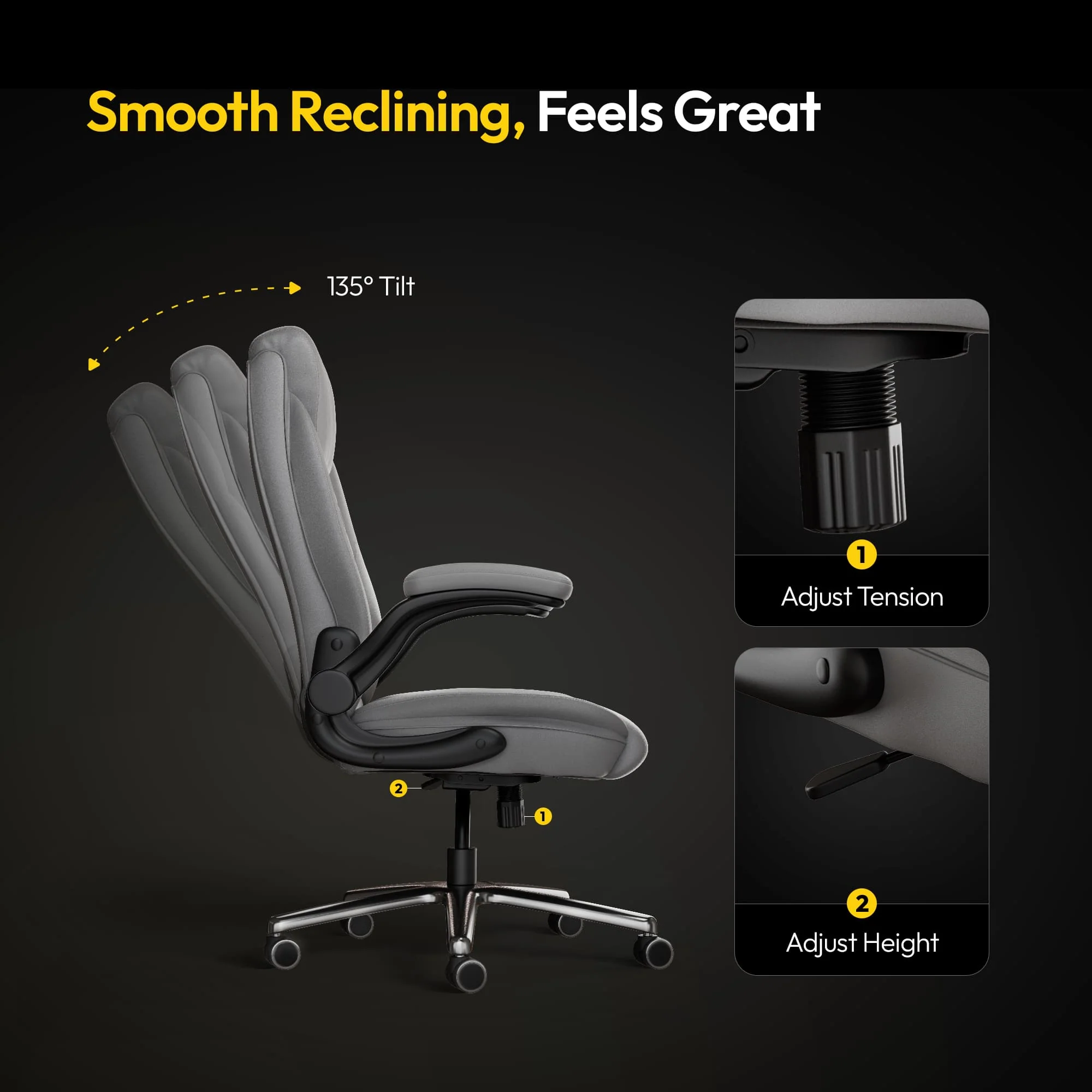 Frido 3D Posture Plus Ergonomic Chair - Image 14