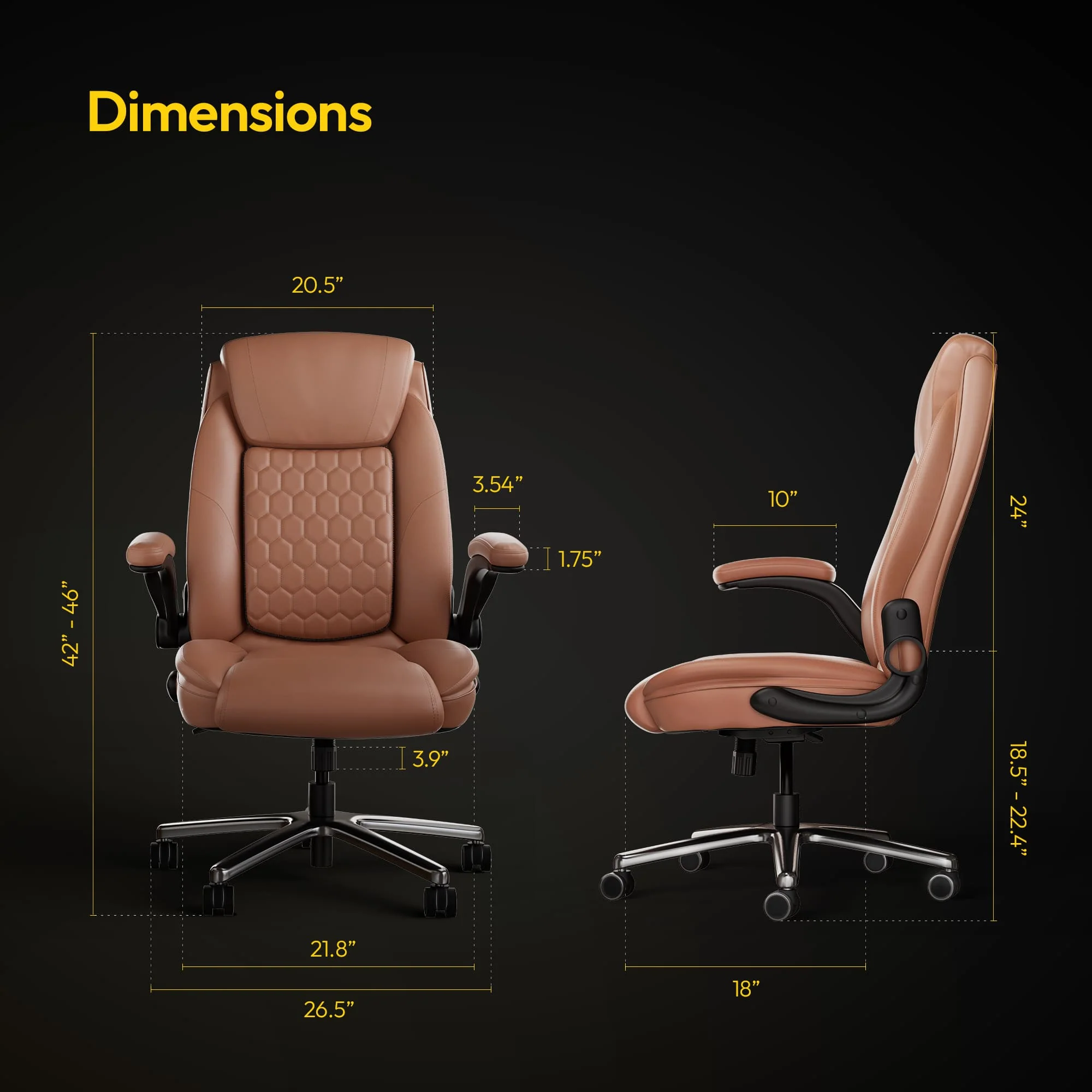 Frido 3D Posture Plus Ergonomic Chair - Image 20