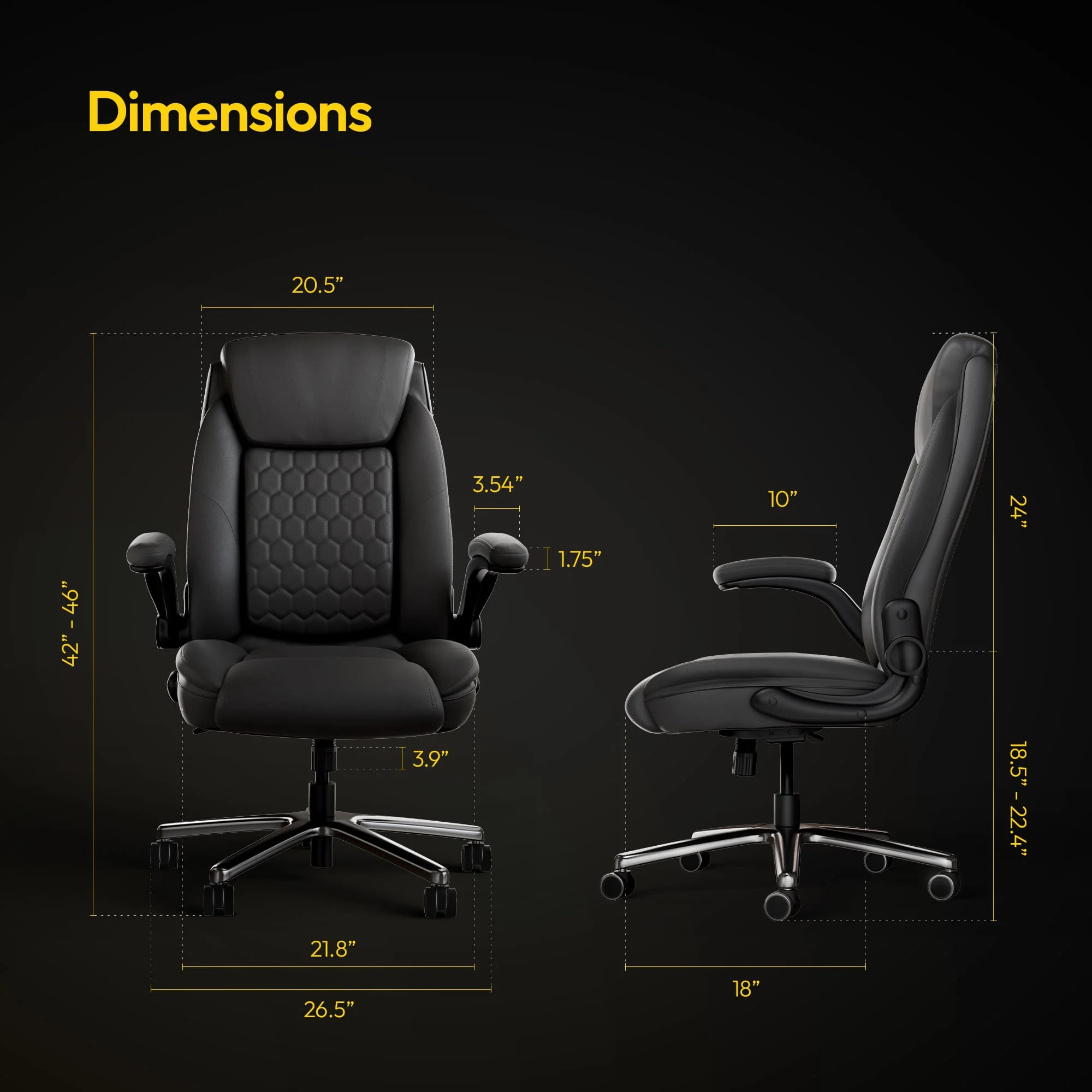 Frido 3D Posture Plus Ergonomic Chair - Image 5