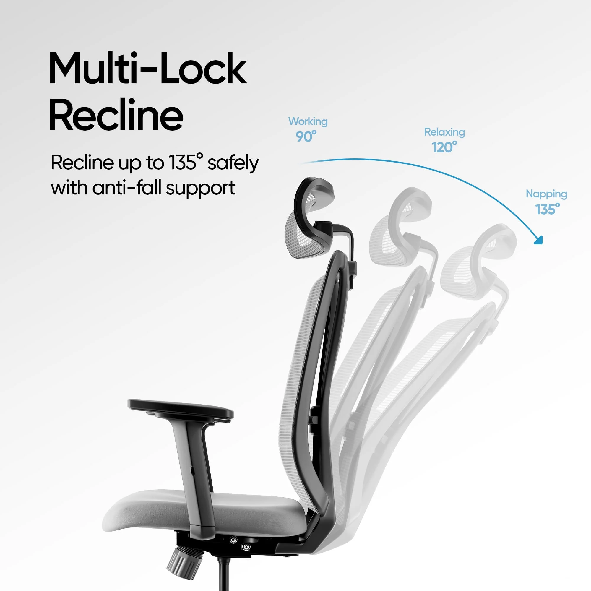 Frido AeroMesh Classic Ergo Chair - With Headrest - Image 5