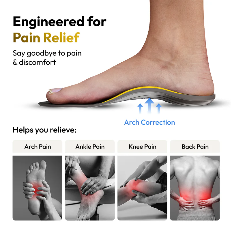 Frido Arch Support Insoles Rigid + Semi Rigid Combo - Image 8