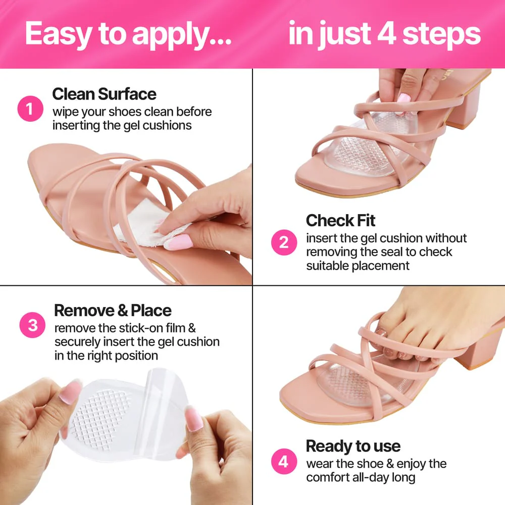 Frido Ouch Free High Heels Ball of Foot Cushions - Image 6