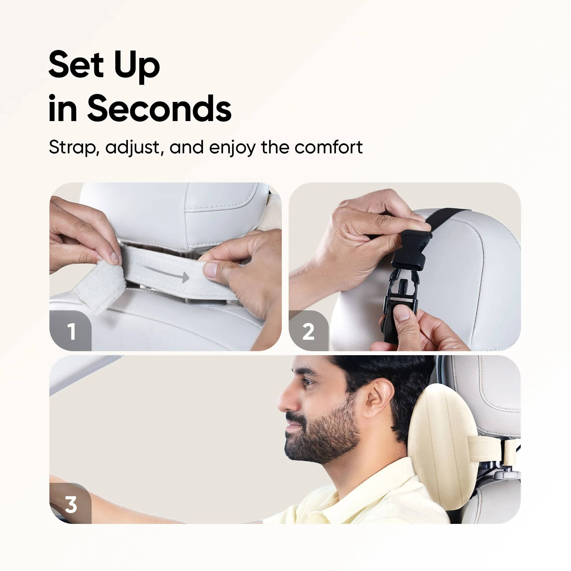 Frido Car Neck Rest Mini Pillow - Image 12