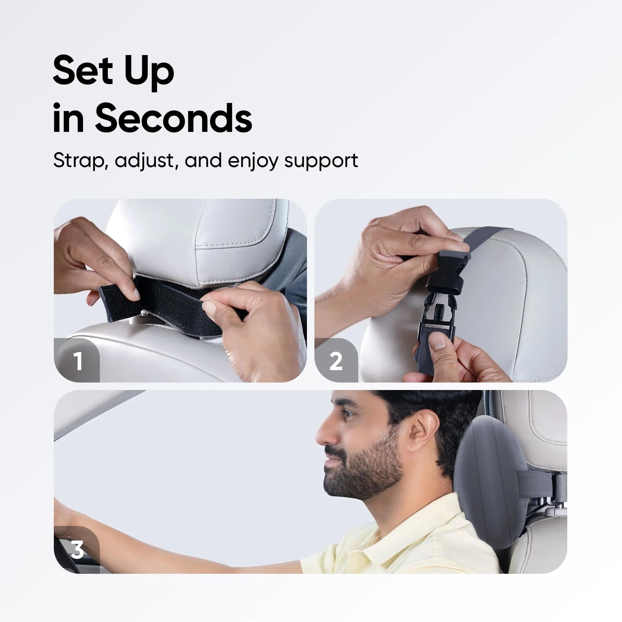 Frido Car Neck Rest Mini Pillow - Image 20