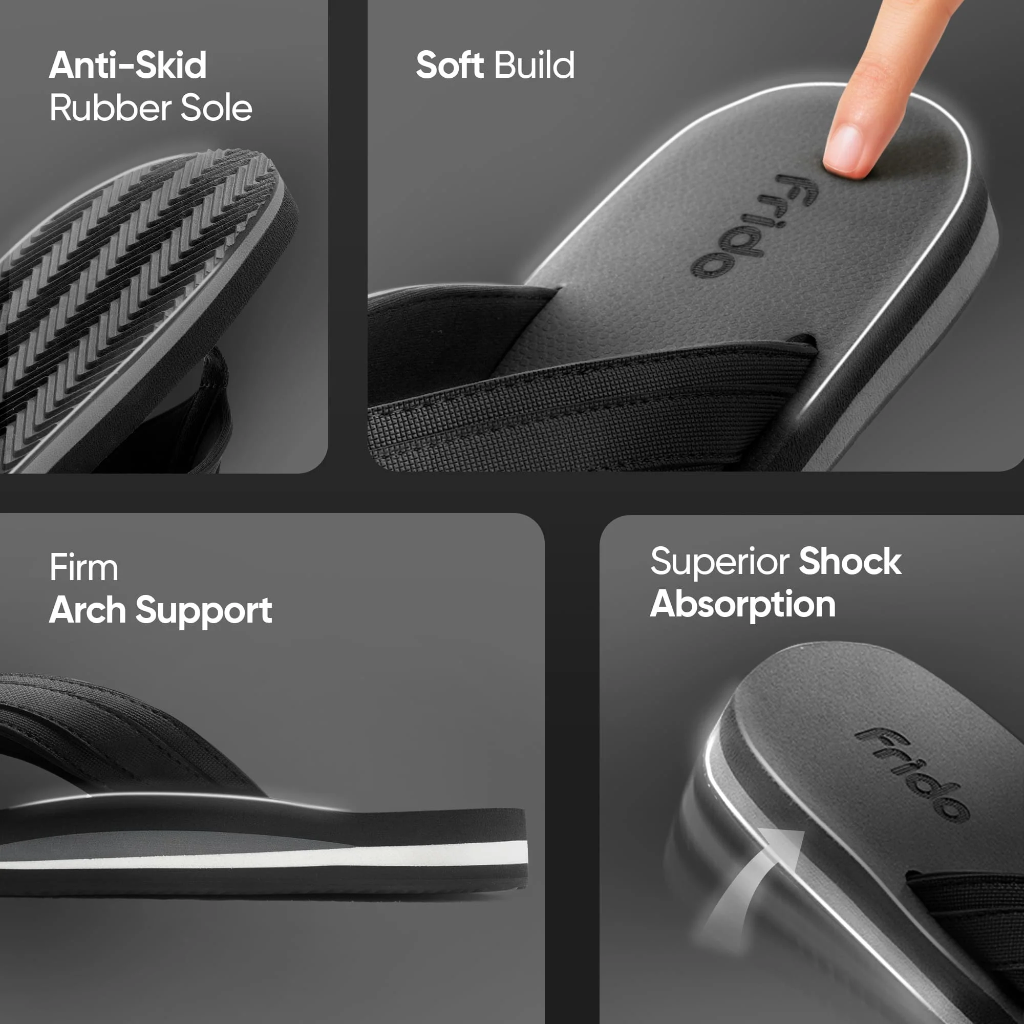 Frido Cloud Comfort Arch Support Slippers - Image 23