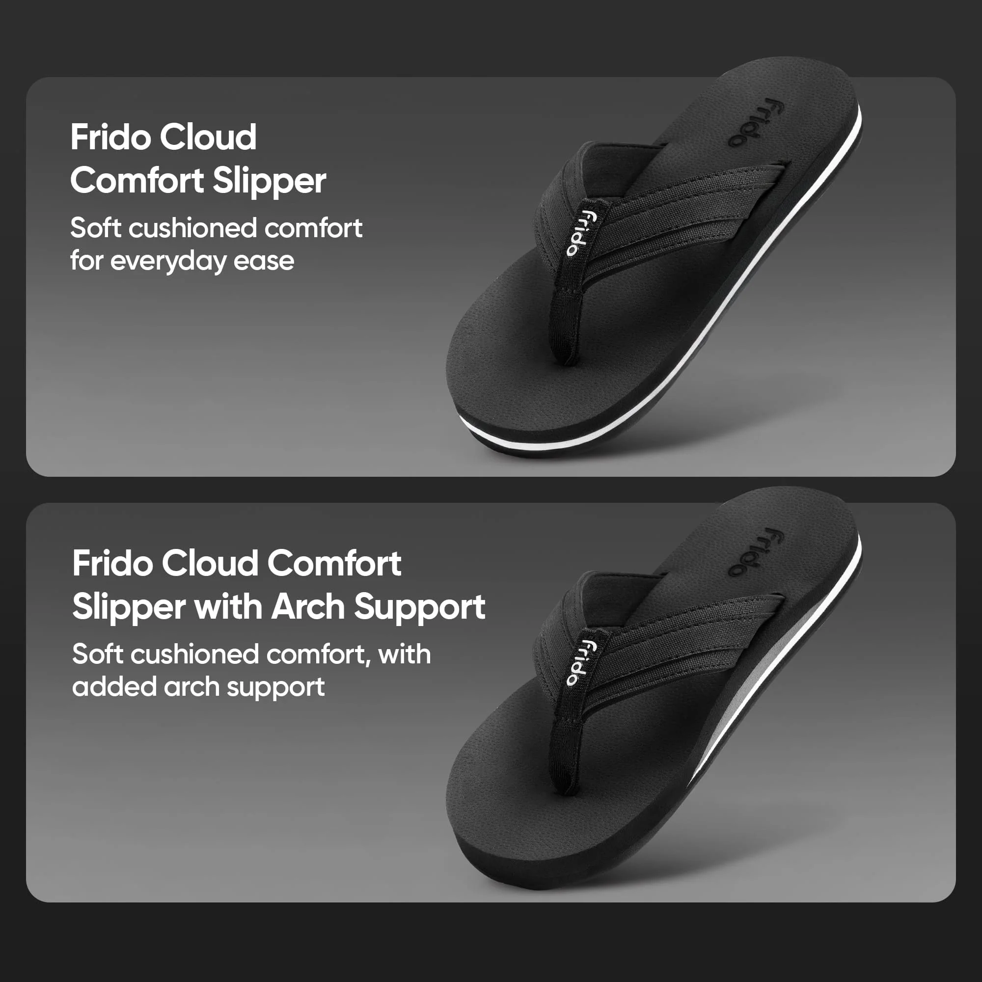 Frido Cloud Comfort Arch Support Slippers - Image 30