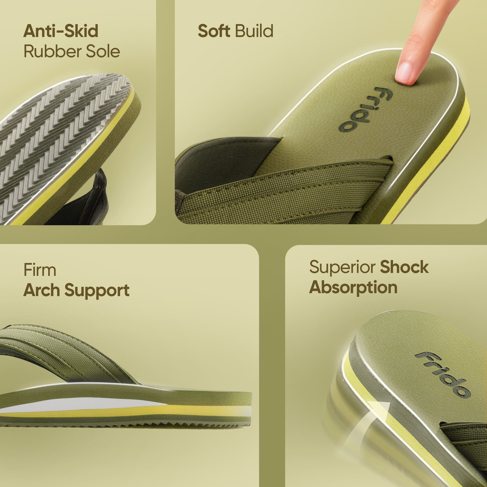 Frido Cloud Comfort Arch Support Slippers - Image 34