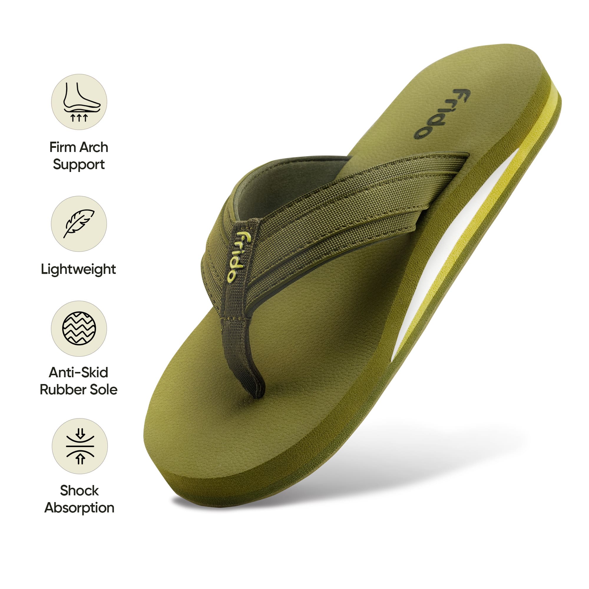 Frido Cloud Comfort Arch Support Slippers - Image 37