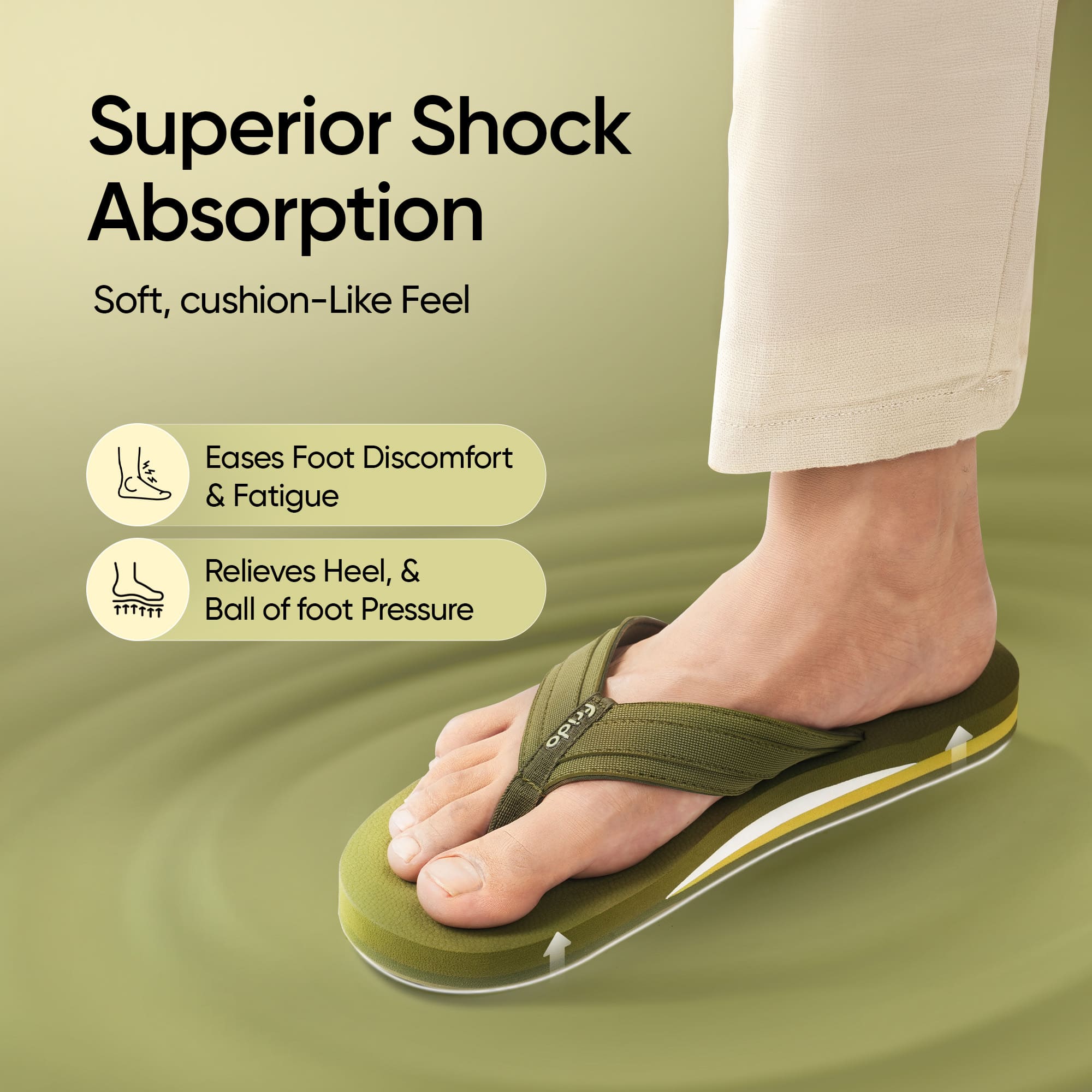 Frido Cloud Comfort Arch Support Slippers - Image 38