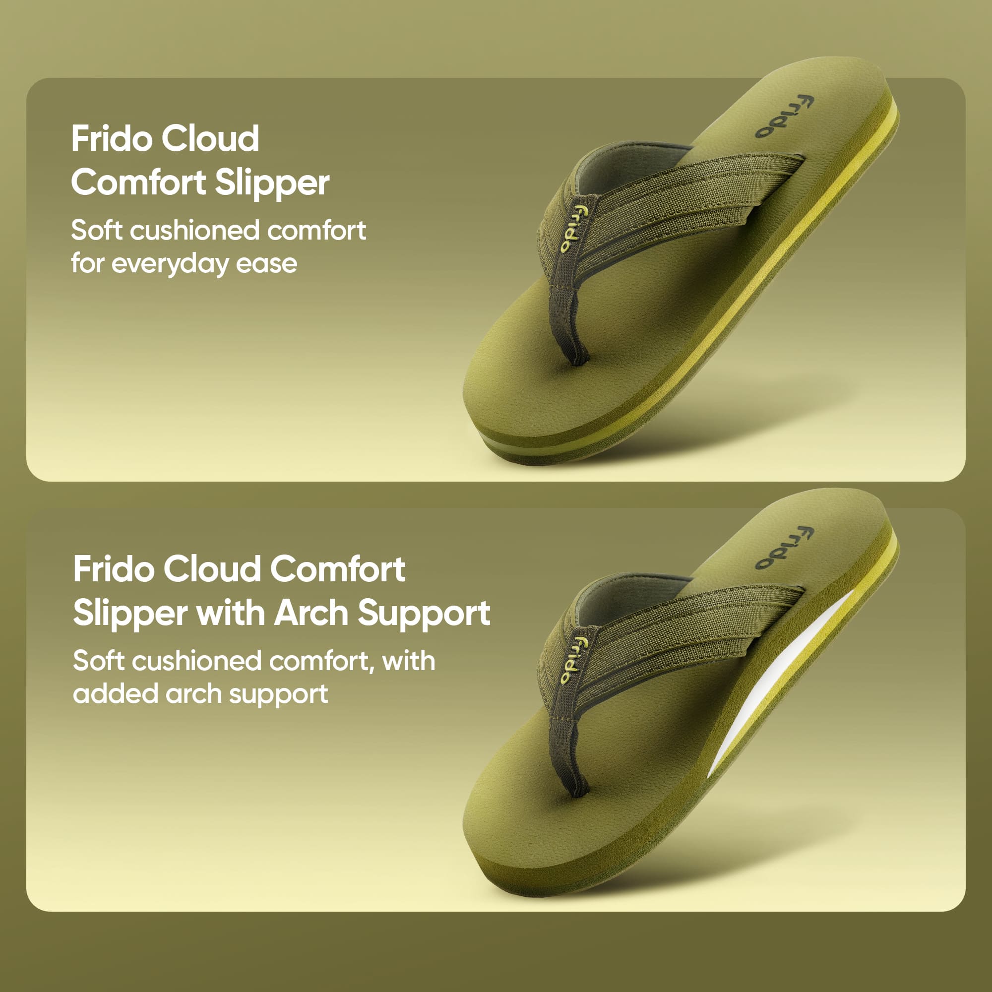 Frido Cloud Comfort Arch Support Slippers - Image 41