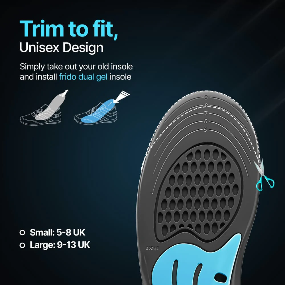 Frido Dual Gel Insoles - Image 5