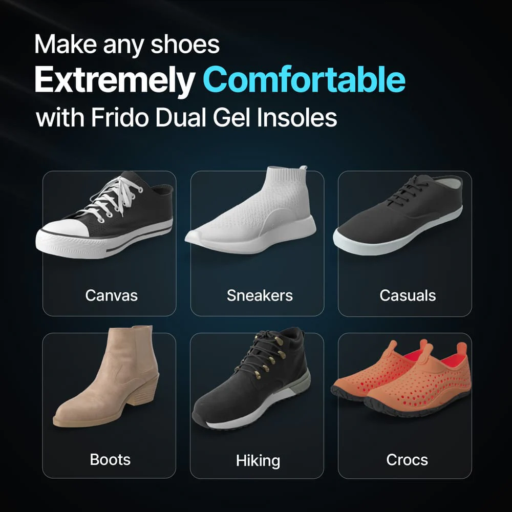 Frido Dual Gel Insoles - Image 6