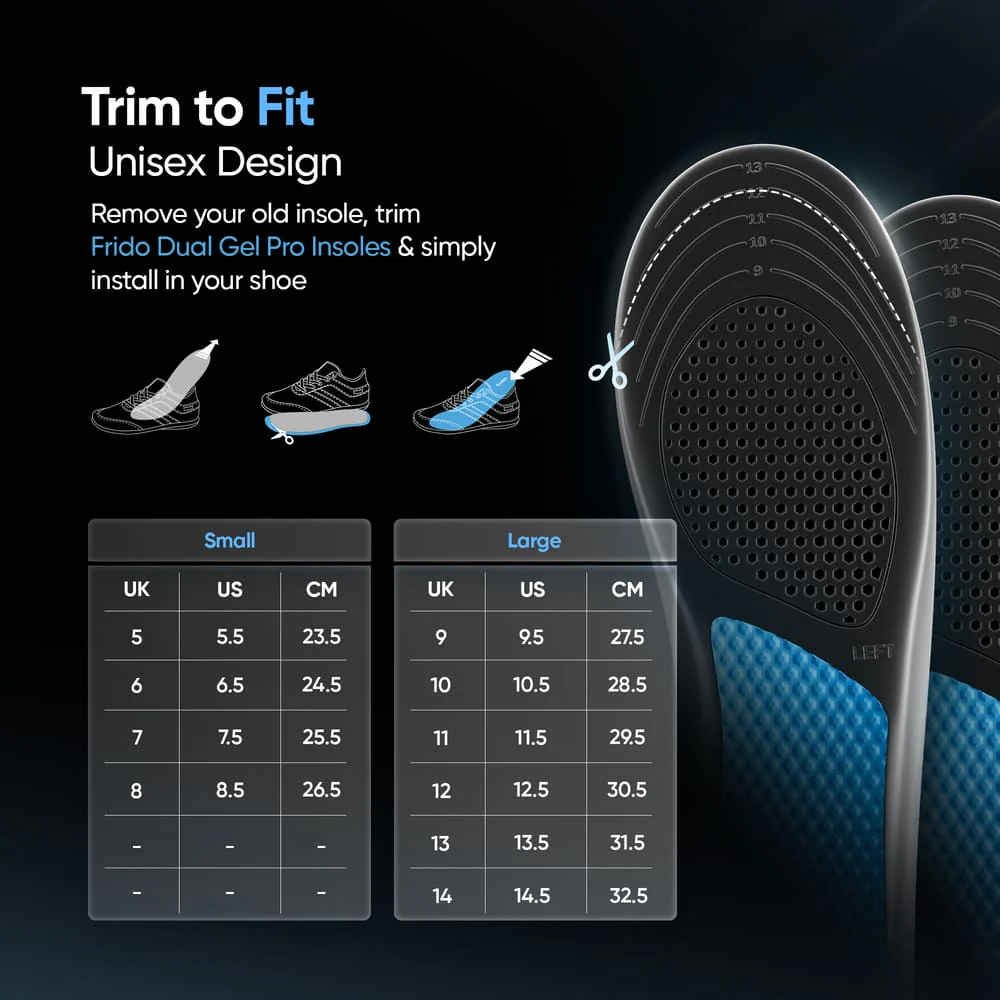 Frido Dual Gel Pro Insoles - Image 7