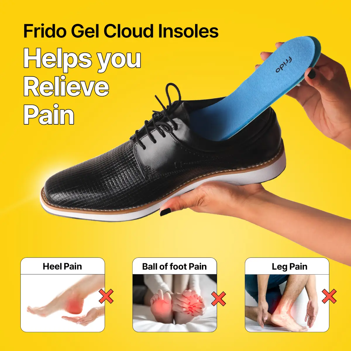 Frido Gel Cloud Insoles - Image 3