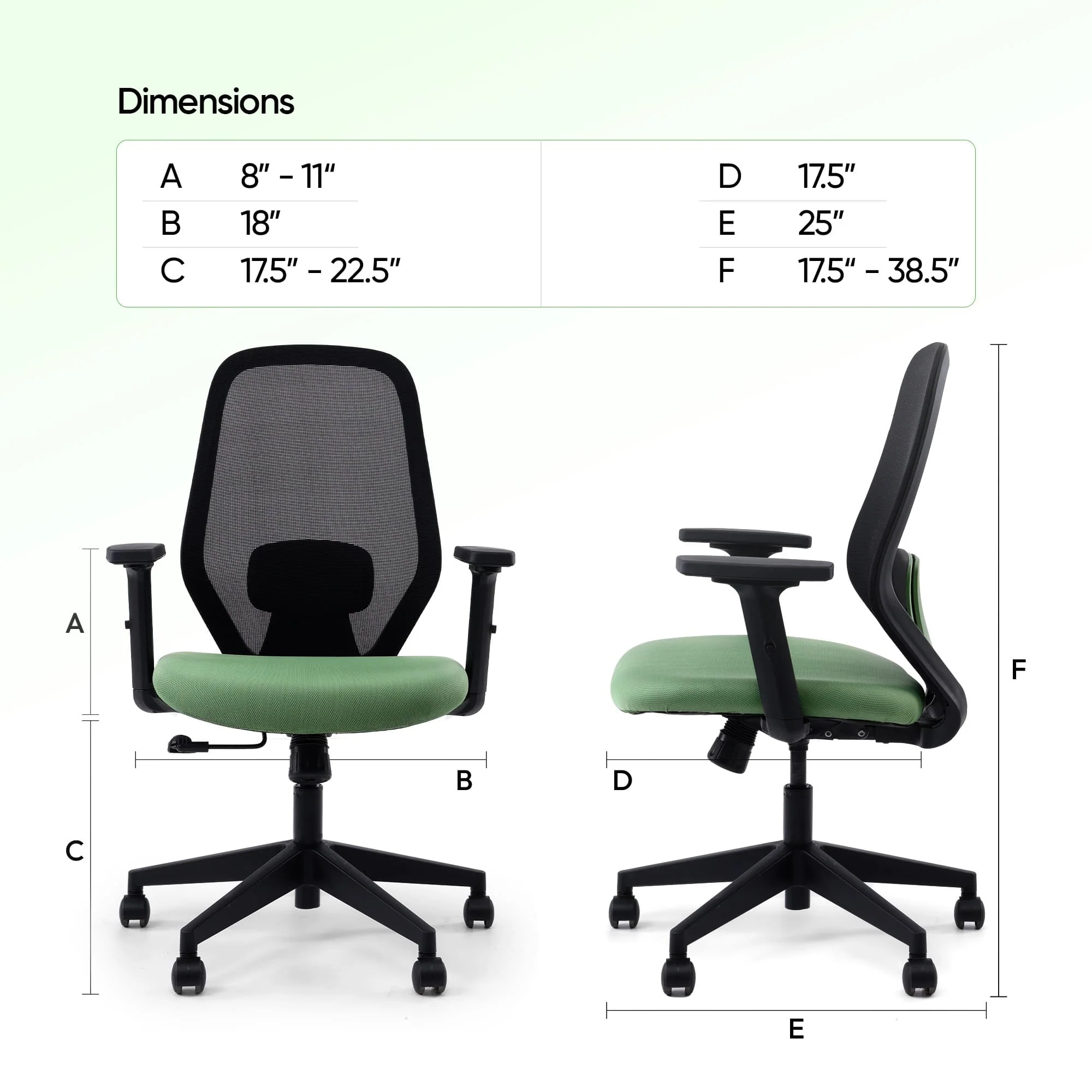 Frido Glide Ergo Chair - Image 26