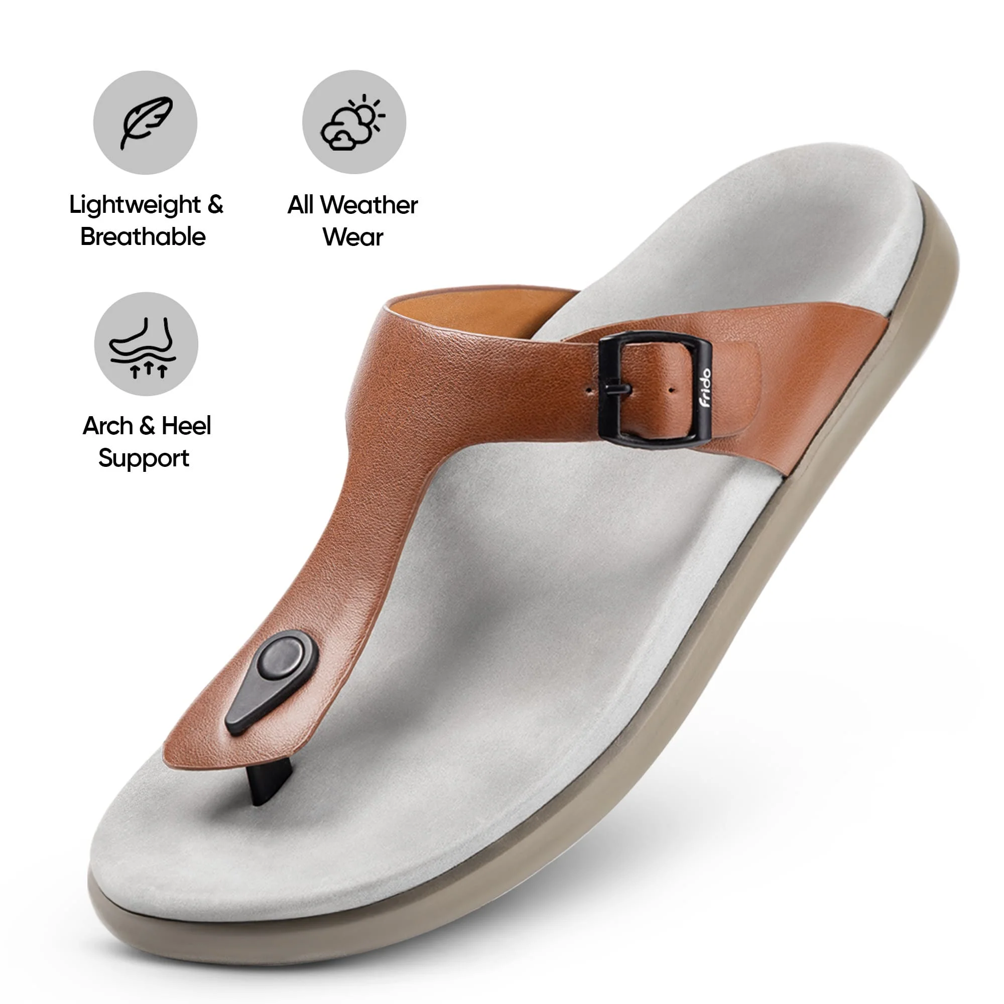 Frido Men's Cloud Comfort Sandal - Image 12