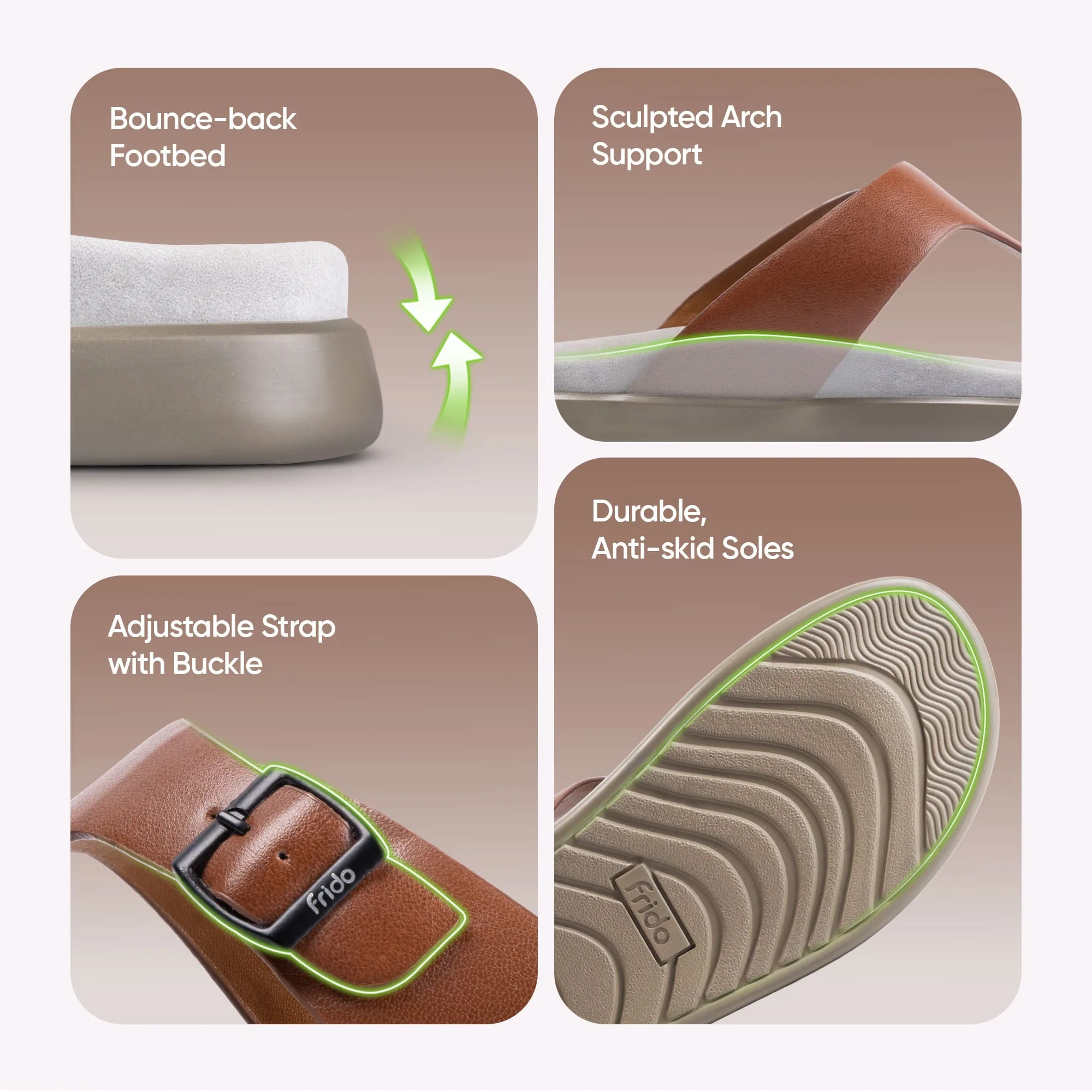 Frido Men's Cloud Comfort Sandal - Image 16