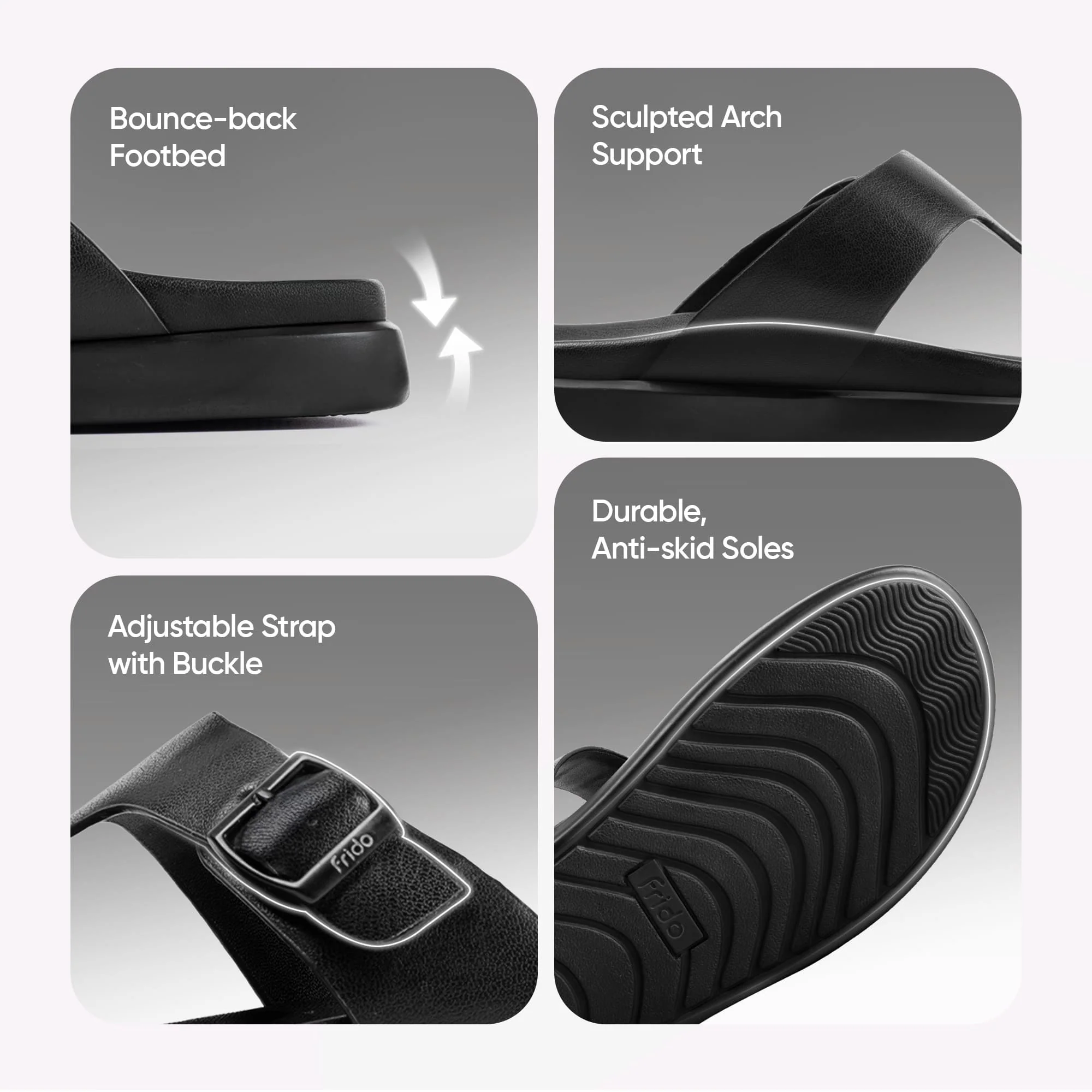 Frido Men's Cloud Comfort Sandal - Image 7