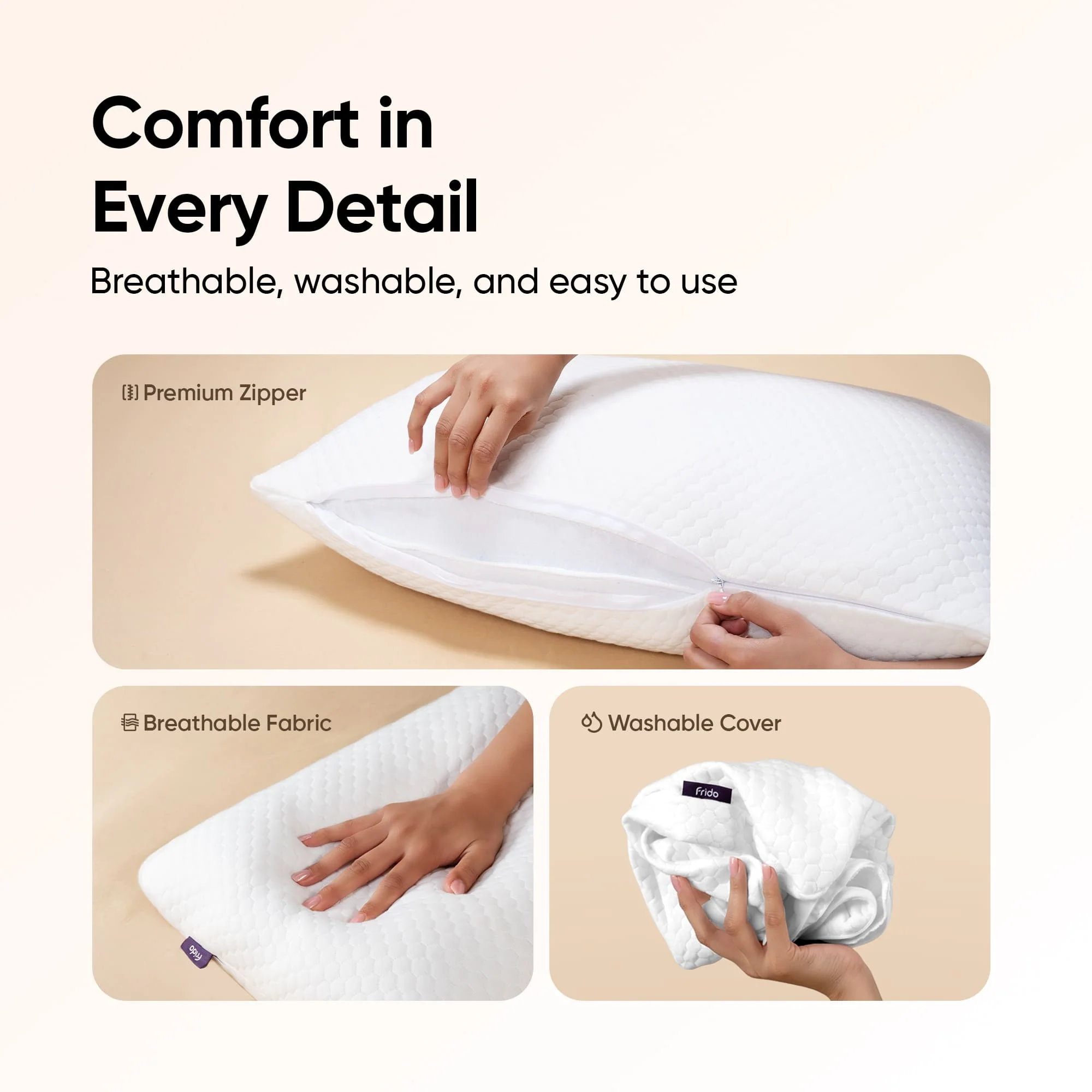 Frido Ortho Memory Foam Pillow - Image 5