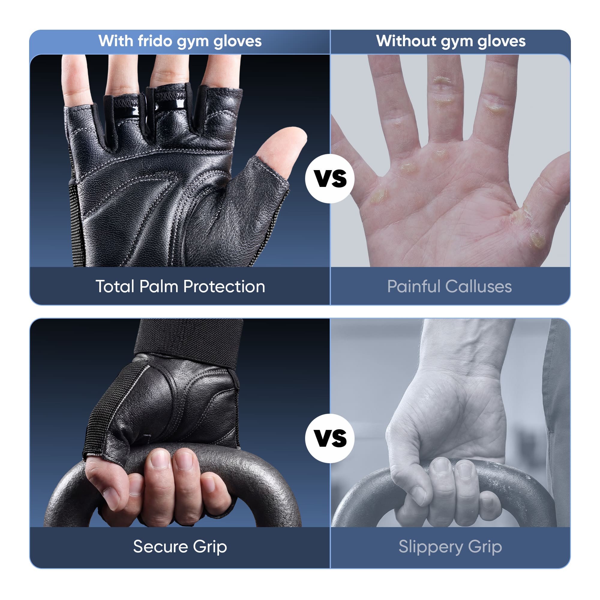 Frido Orthotics Comfort Gym Gloves - Image 18