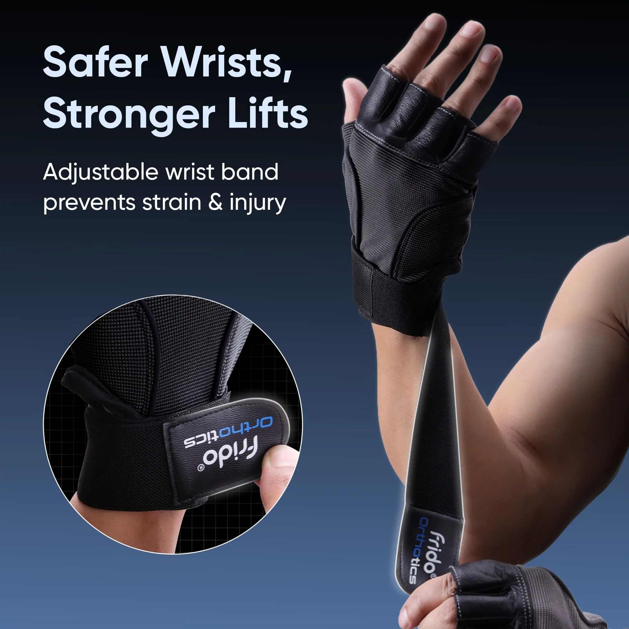 Frido Orthotics Comfort Gym Gloves - Image 27