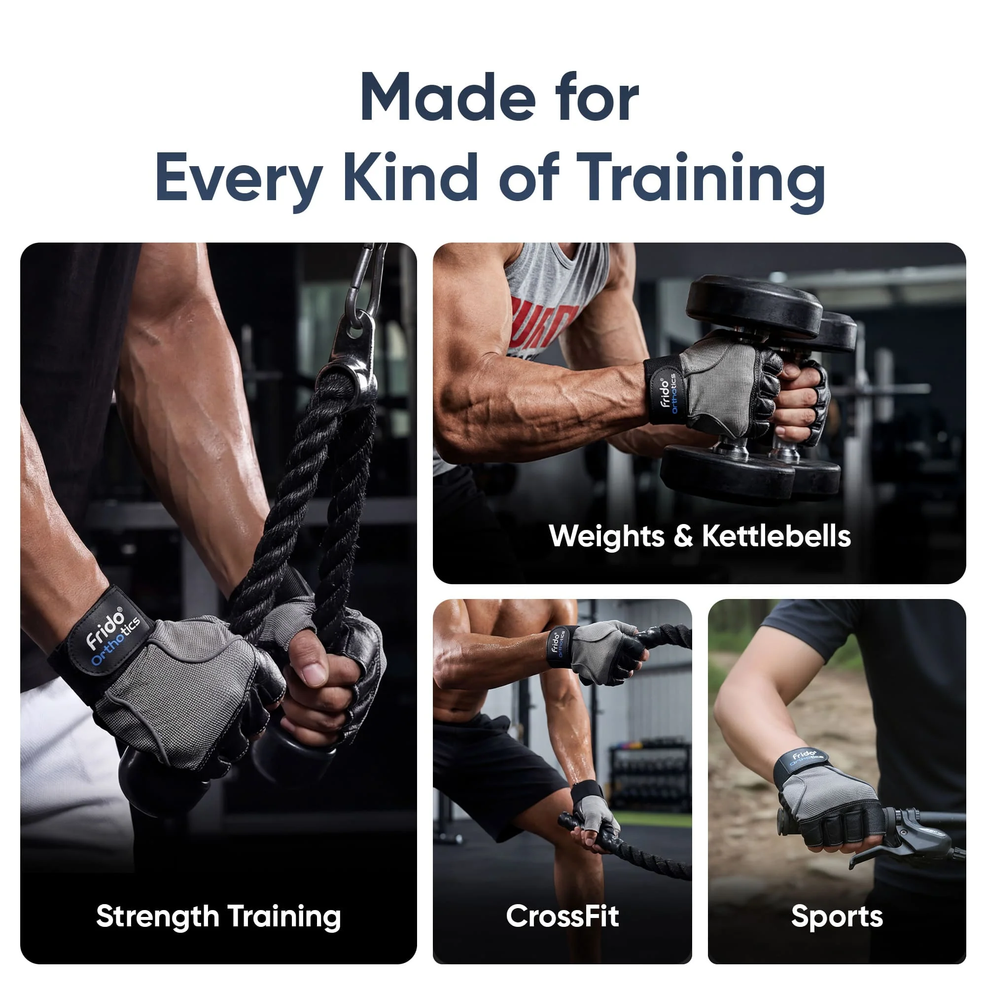 Frido Orthotics Comfort Gym Gloves - Image 32