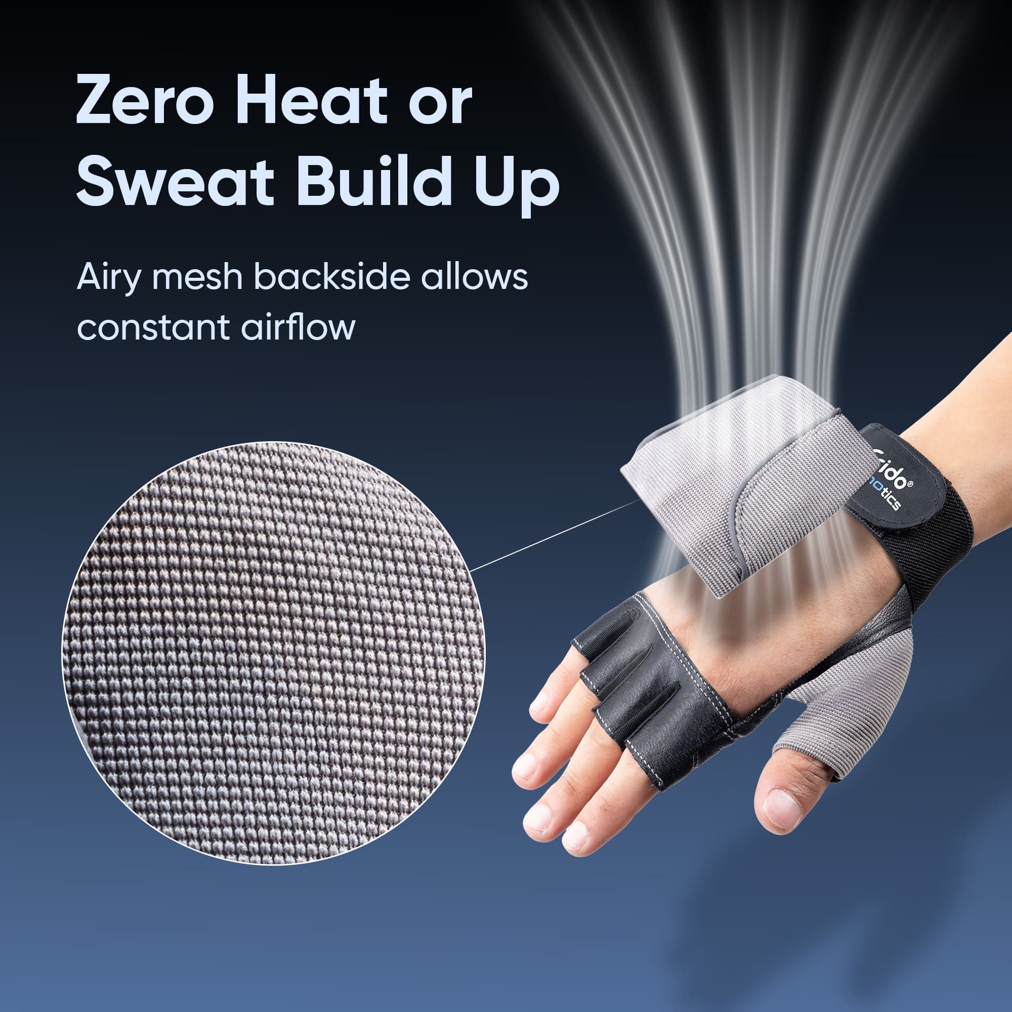 Frido Orthotics Comfort Gym Gloves - Image 34