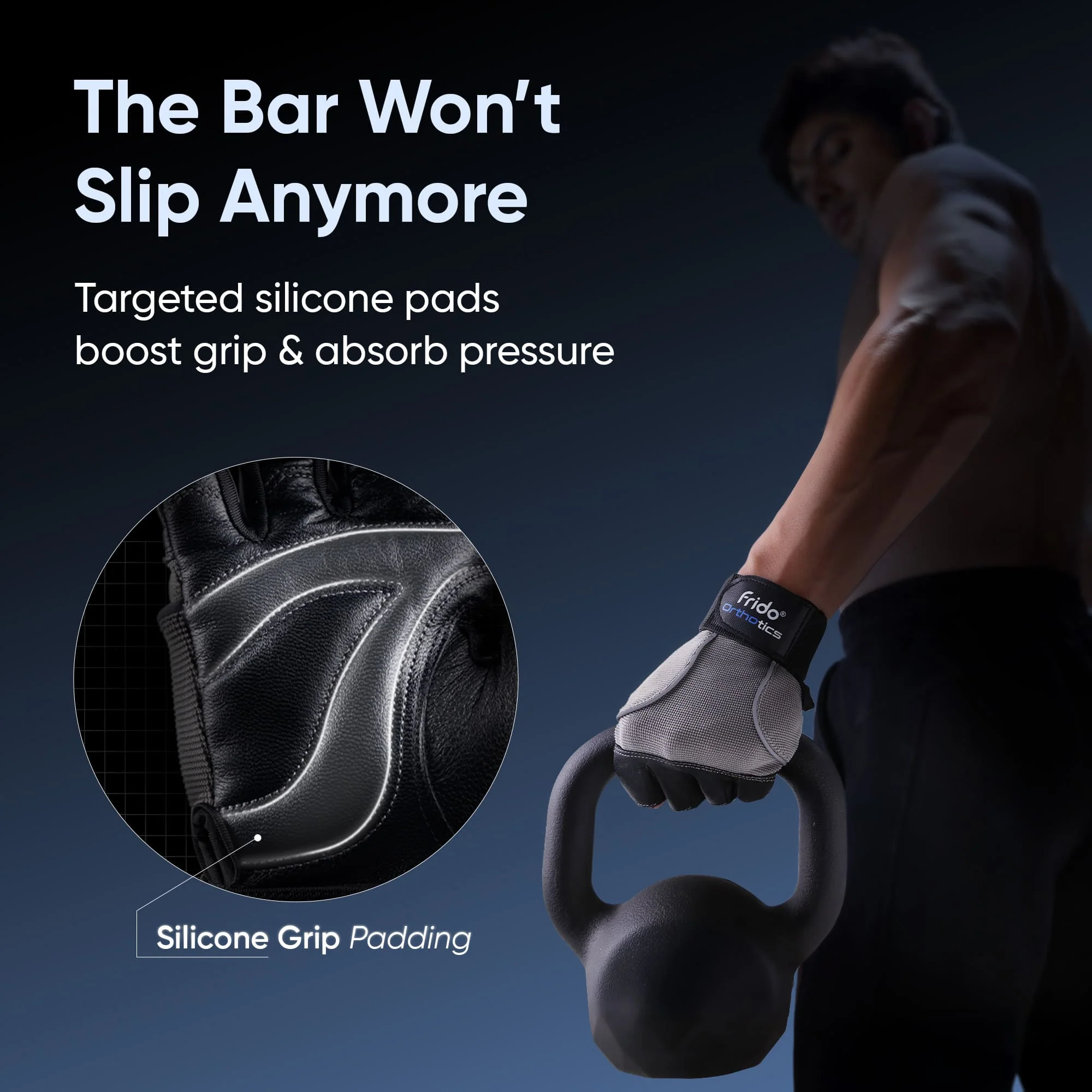 Frido Orthotics Comfort Gym Gloves - Image 39