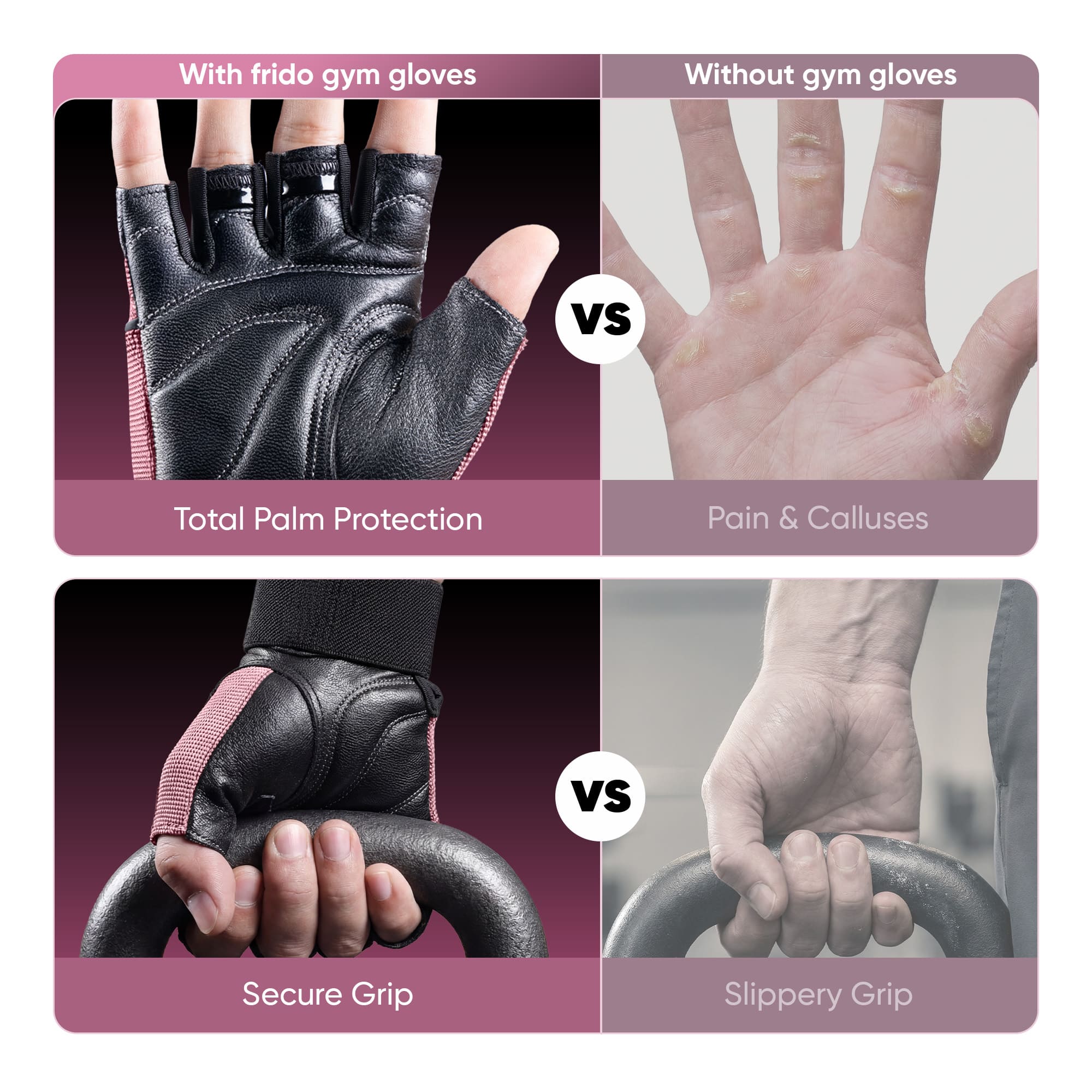 Frido Orthotics Comfort Gym Gloves - Image 4