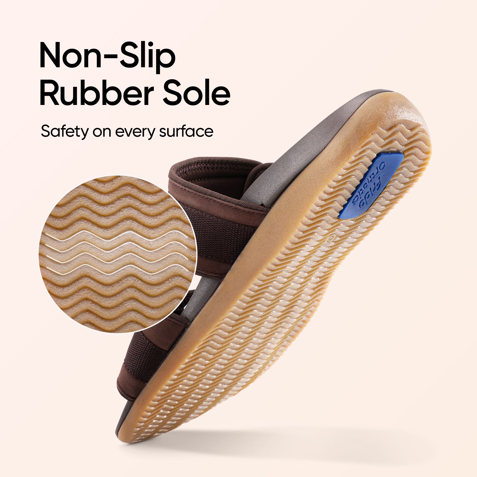 Frido Men's Orthotics Dual Strap Sandals - Image 24