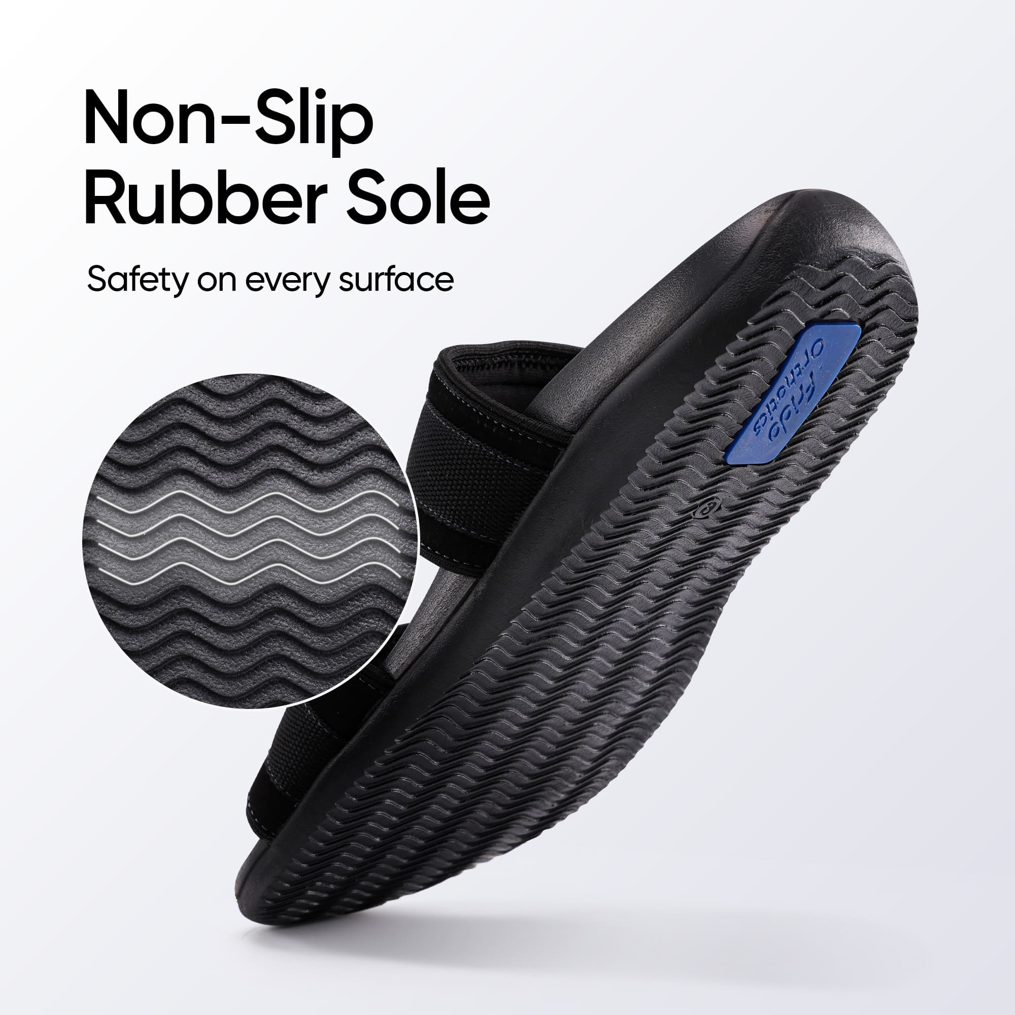 Frido Men's Orthotics Dual Strap Sandals - Image 7