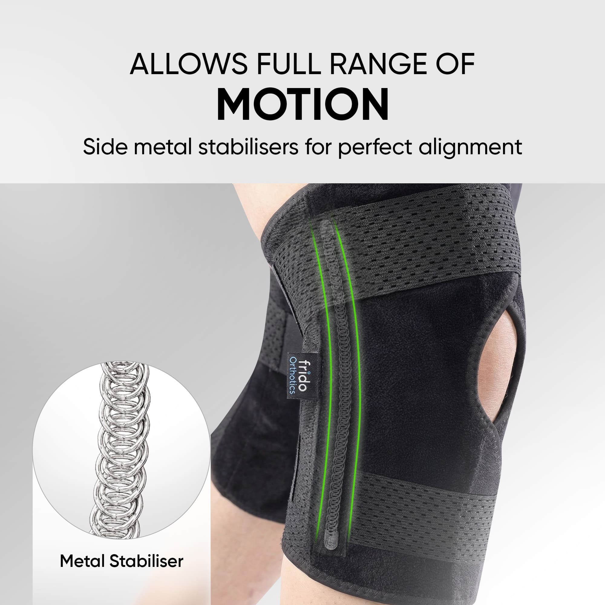 Frido Orthotics Knee Support Wrap - Image 7