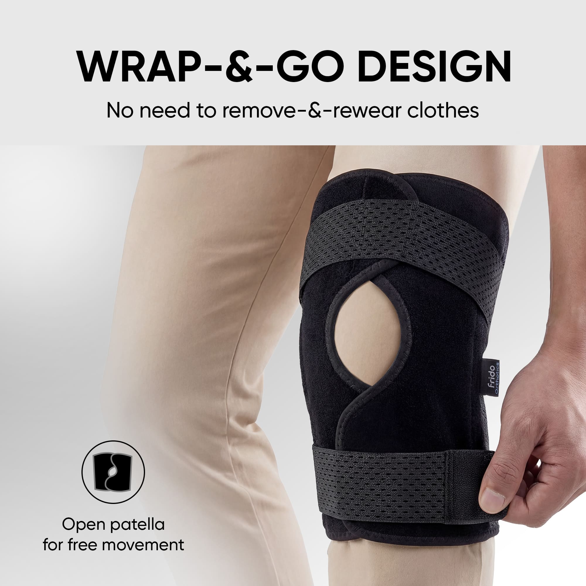 Frido Orthotics Knee Support Wrap - Image 8