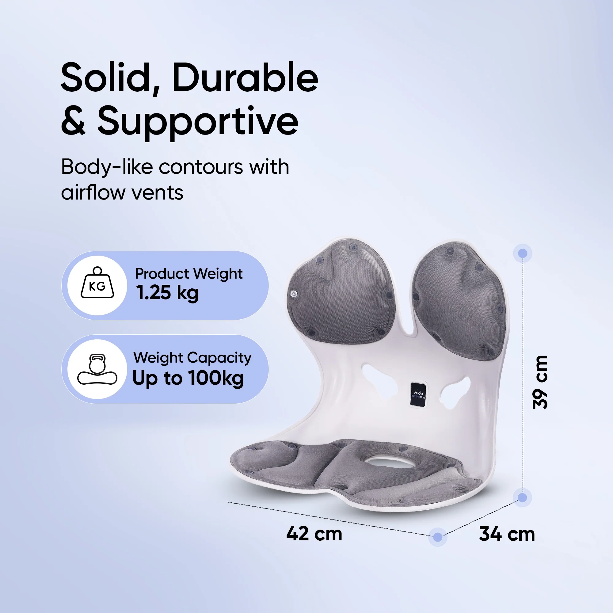 Frido Orthotics Posture Corrector Seat - Image 10