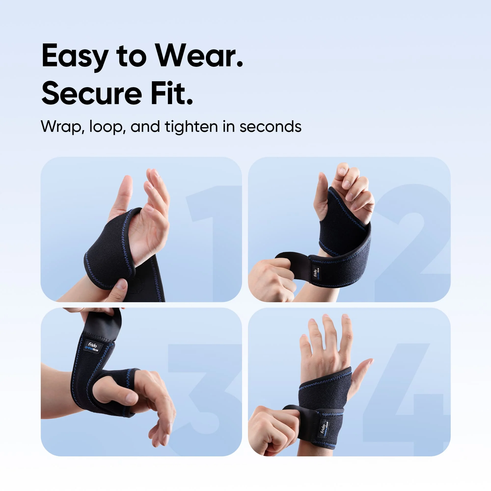 Frido Orthotics Wrist Support Brace - Image 4