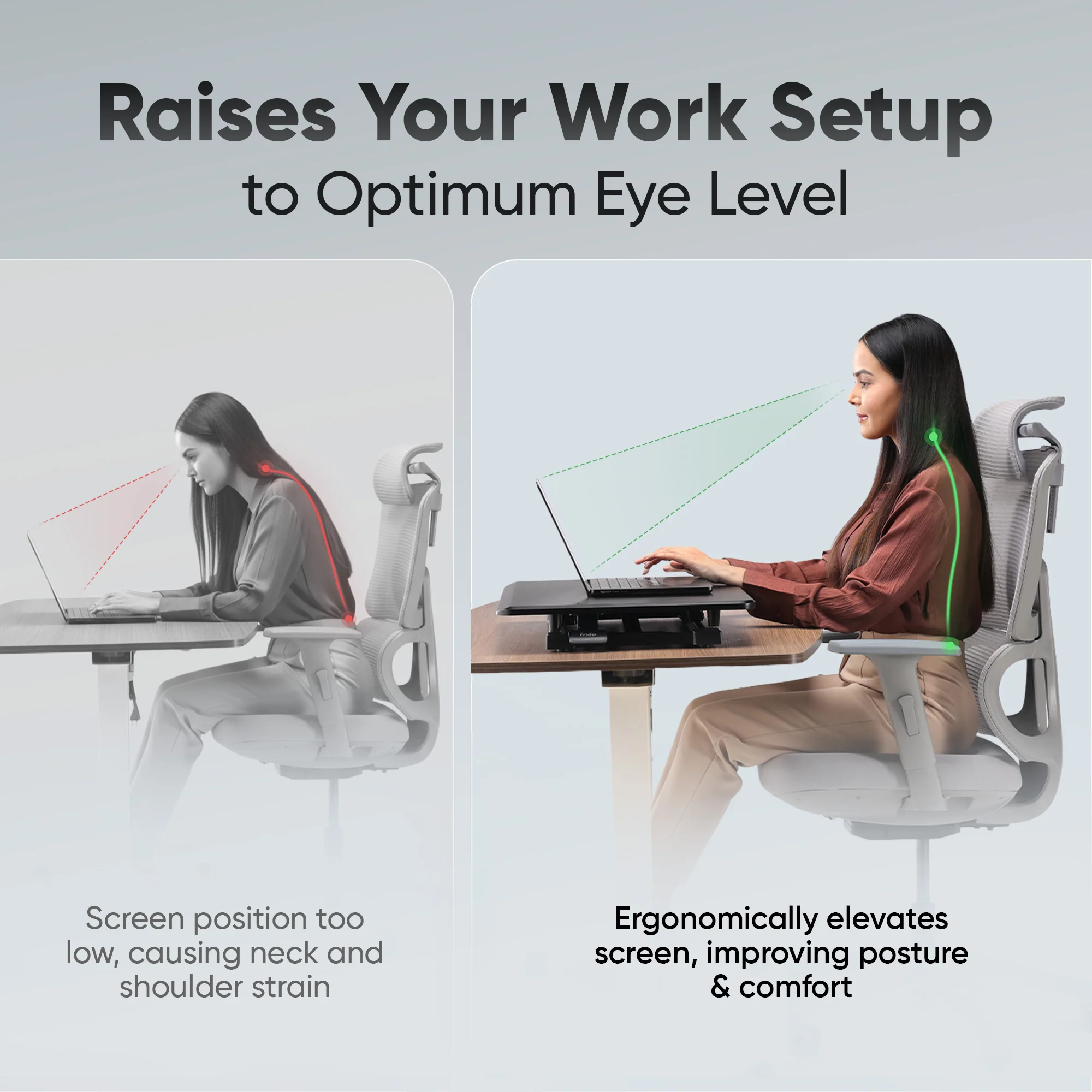 Frido Standing Desk Converter - Image 3