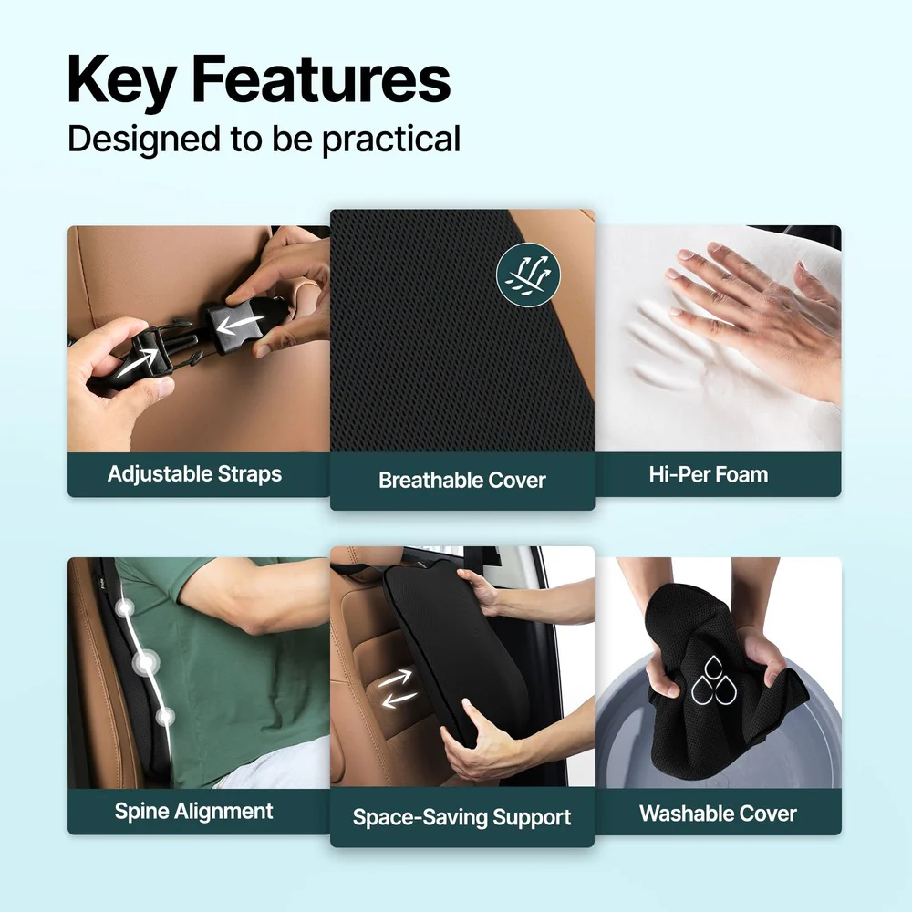 Frido Ultimate Car Backrest Cushion - Image 6