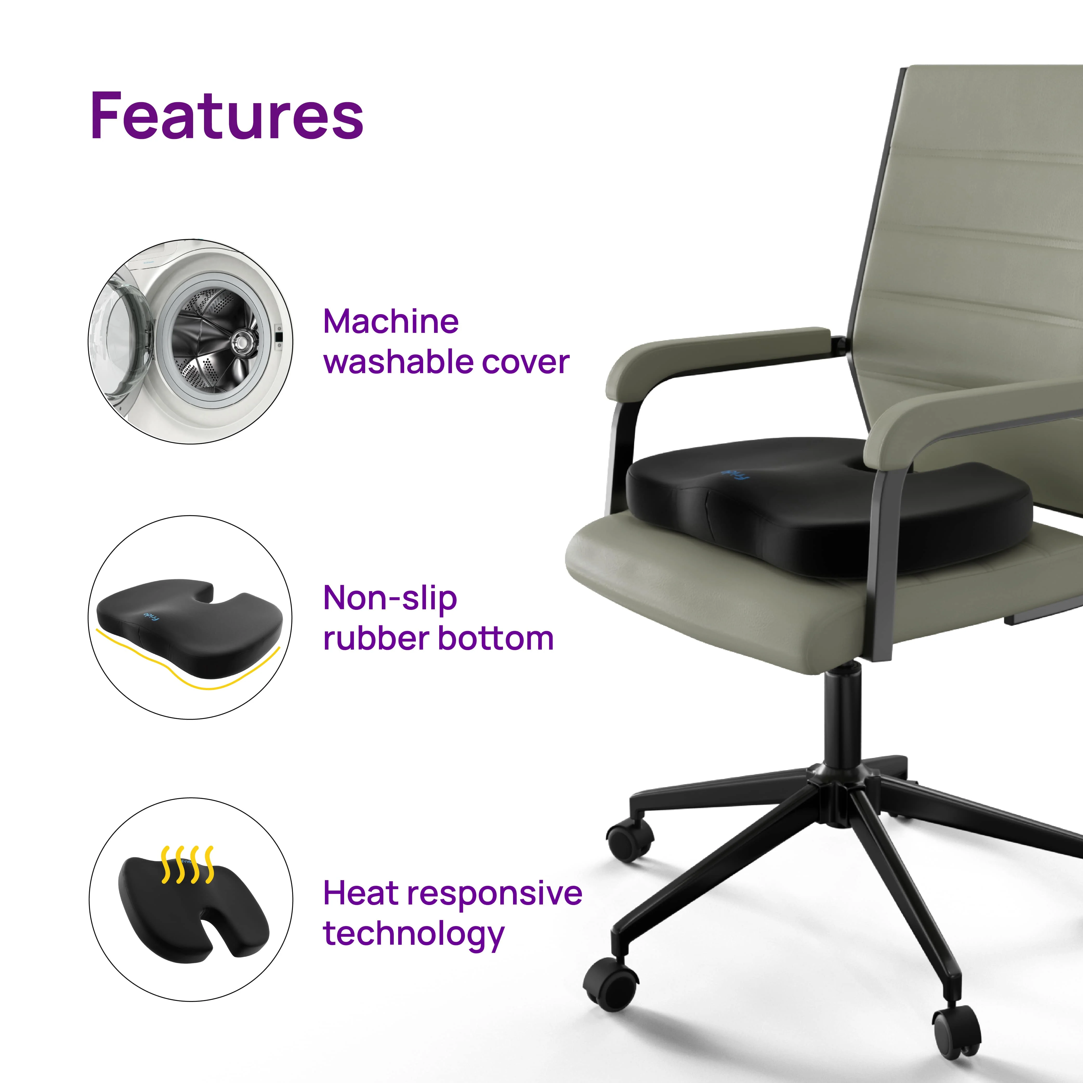 Frido Ultimate Coccyx Seat Cushion - Image 5