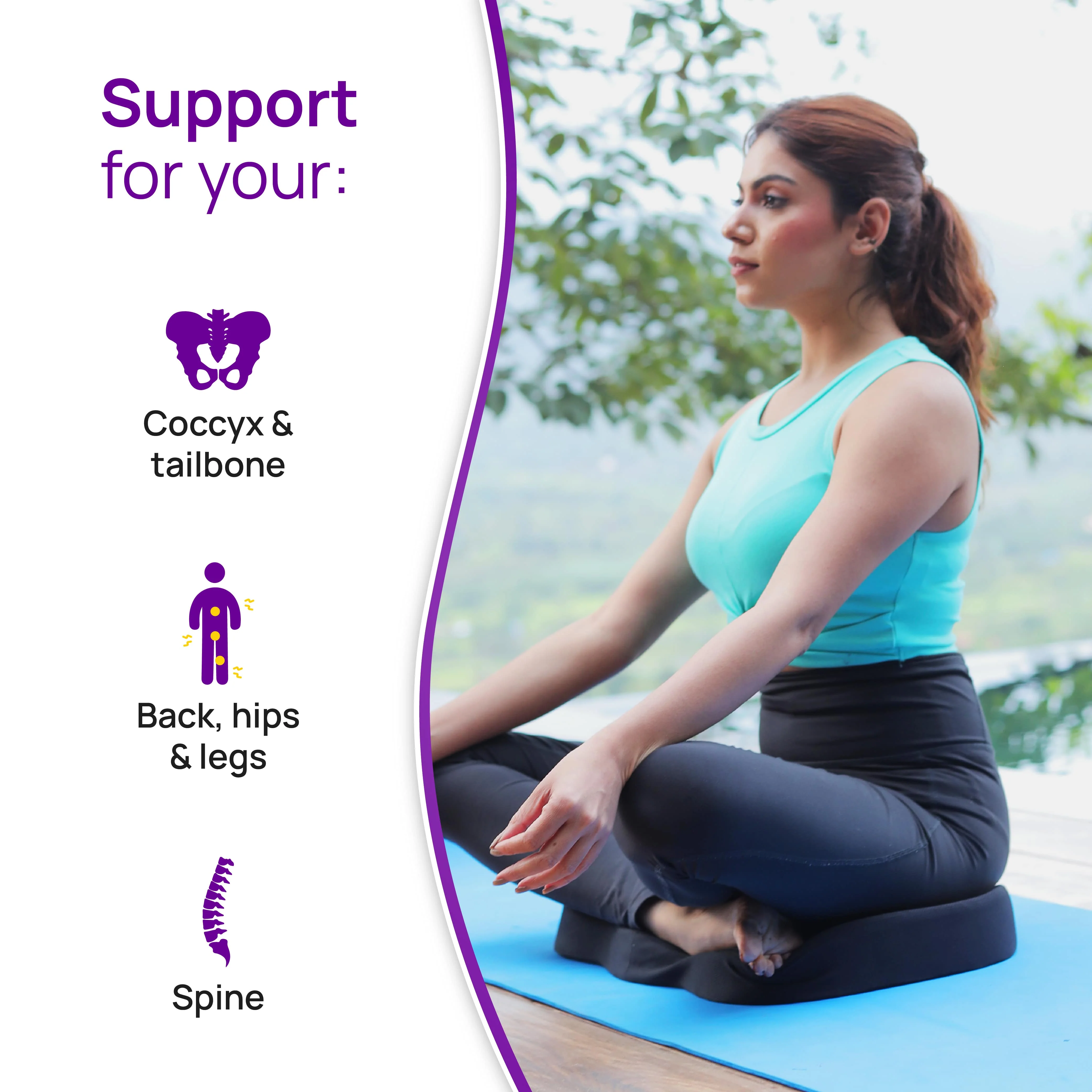 Frido Ultimate Coccyx Seat Cushion - Image 6