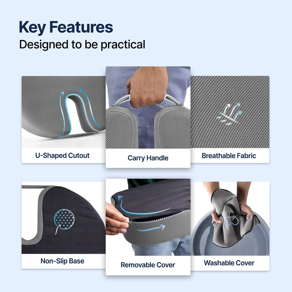 Frido Ultimate Tailbone Pain Relief Seat Cushion - Image 3