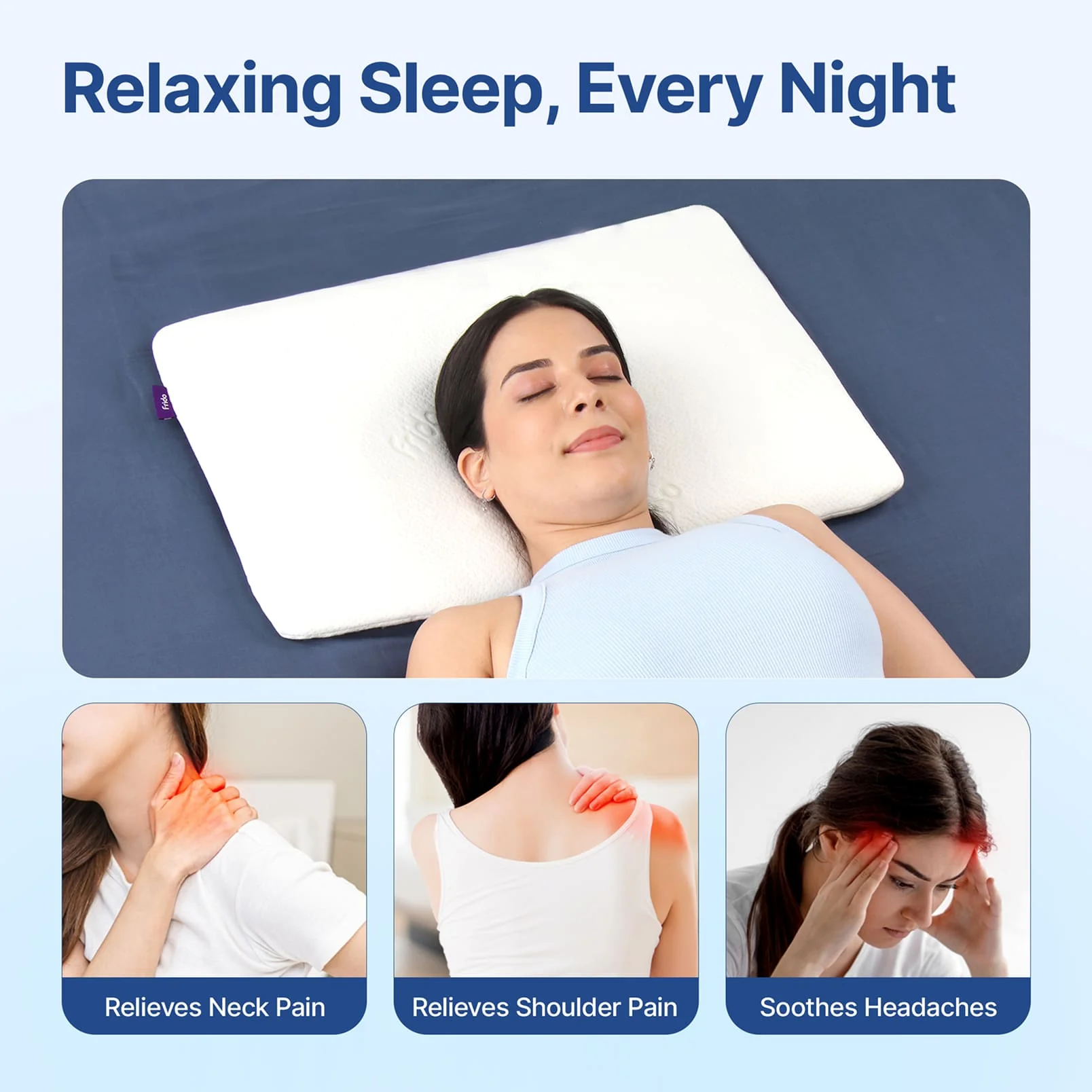 Frido Ultra Slim Deep Sleep Pillow - Image 3