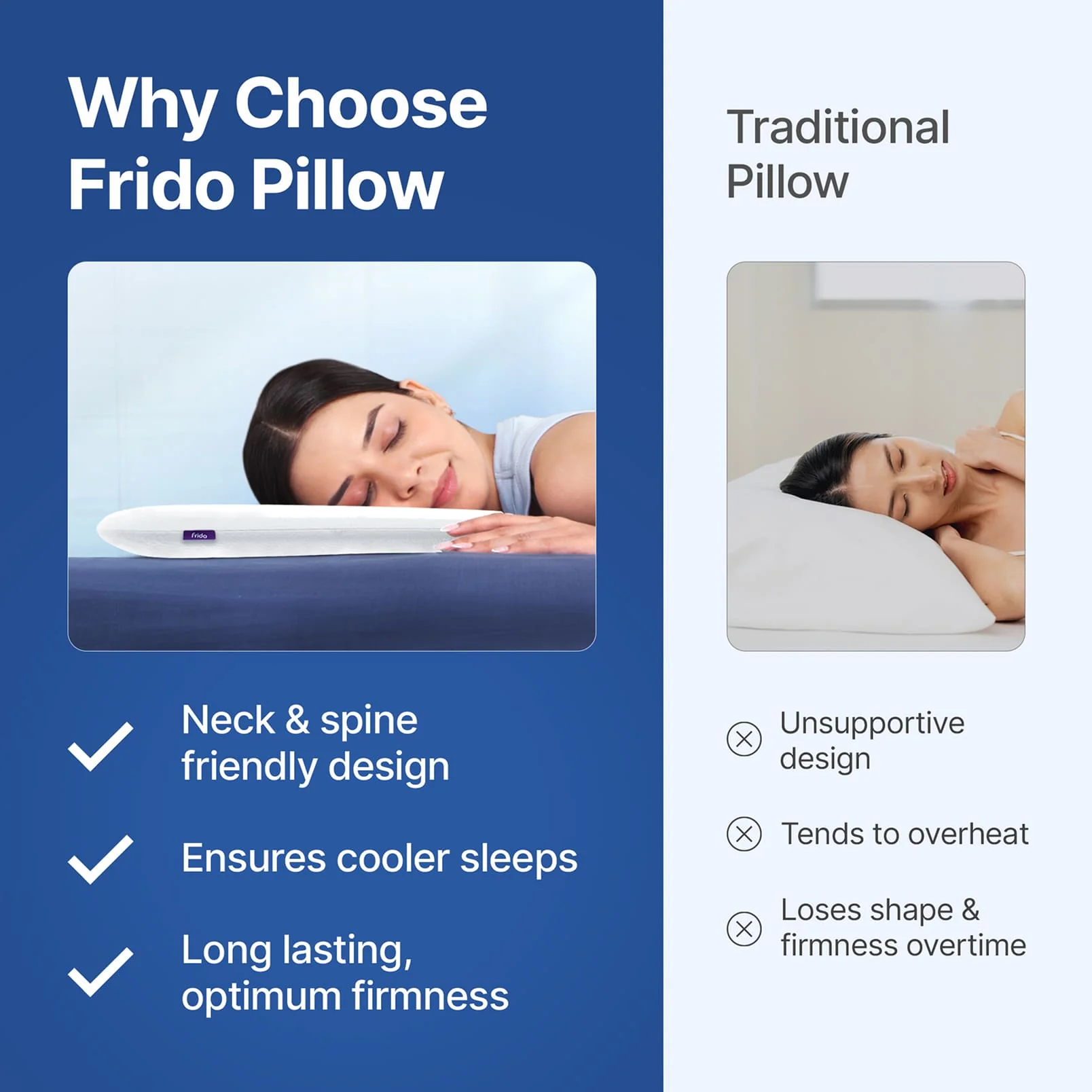 Frido Ultra Slim Deep Sleep Pillow - Image 6