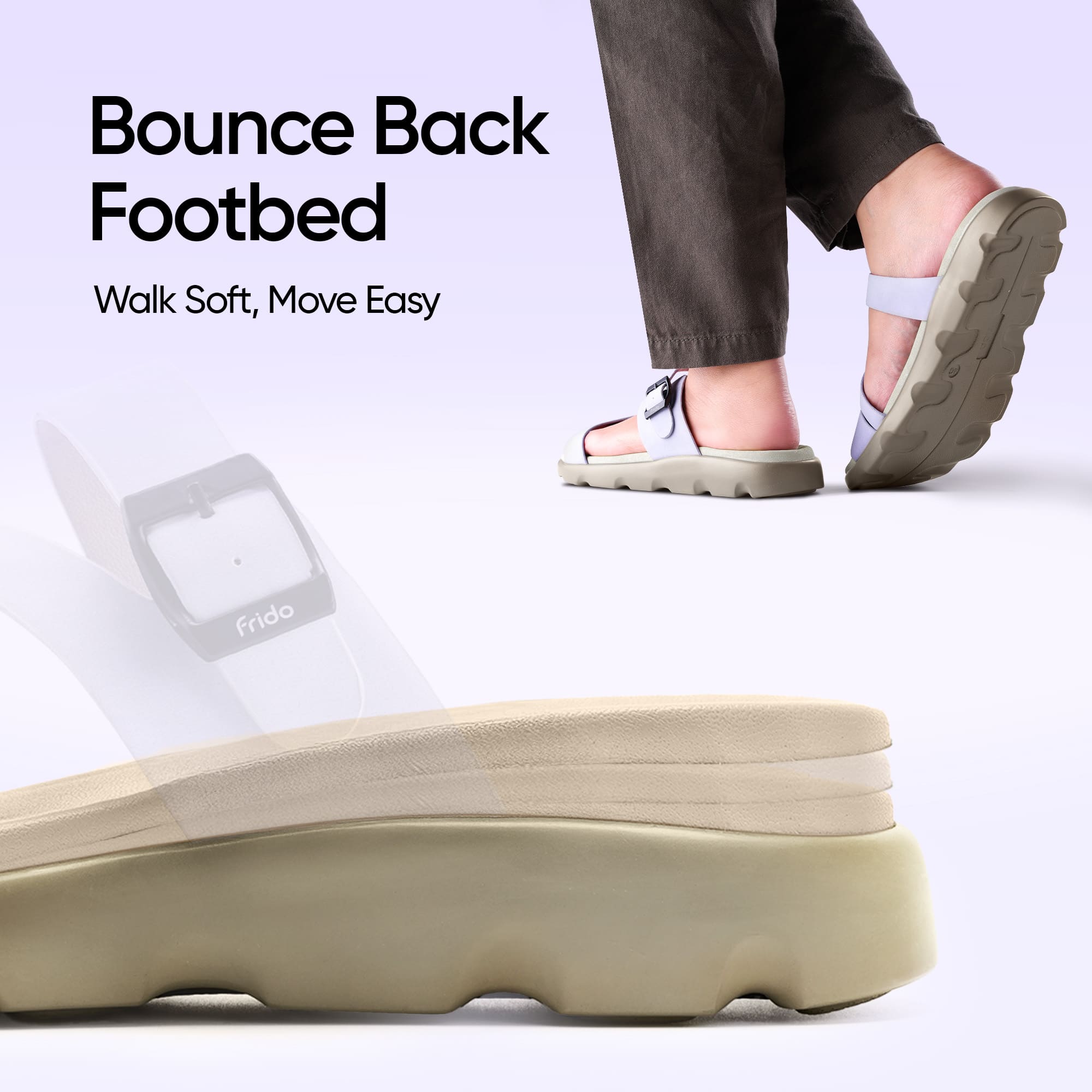 Frido Women's Cloud Comfort Sandal - Toeless - Image 14