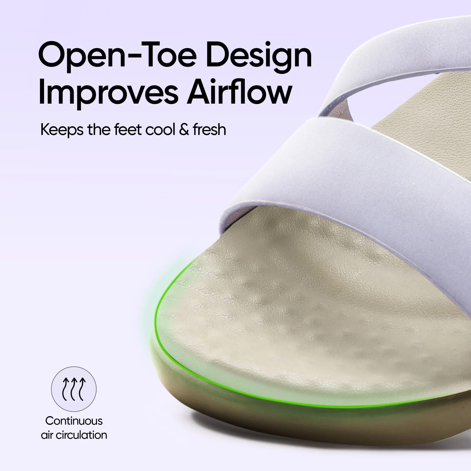 Frido Women's Cloud Comfort Sandal - Toeless - Image 16