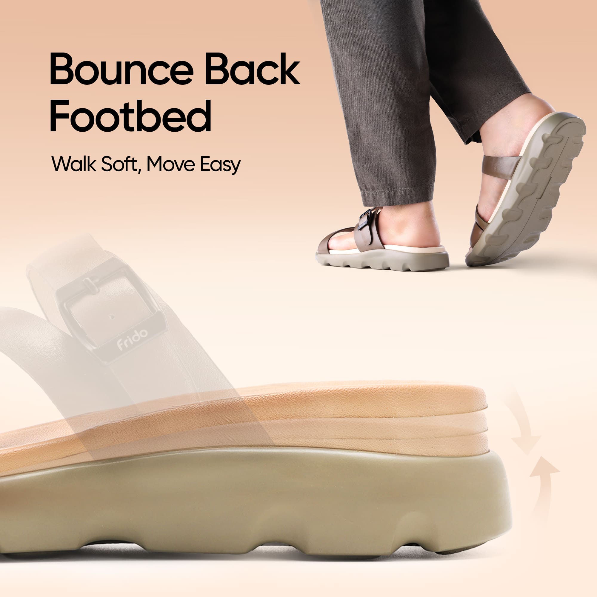 Frido Women's Cloud Comfort Sandal - Toeless - Image 22