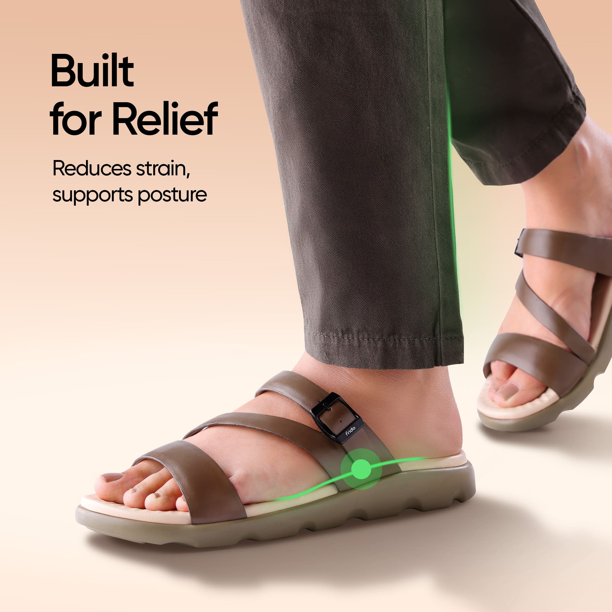 Frido Women's Cloud Comfort Sandal - Toeless - Image 25