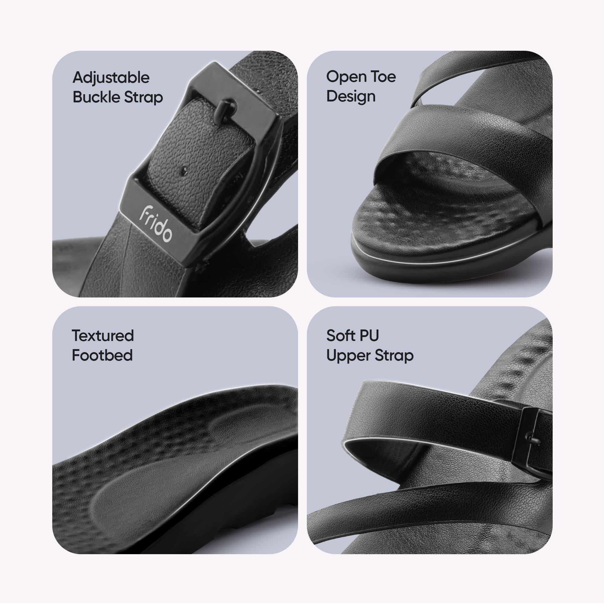 Frido Women's Cloud Comfort Sandal - Toeless - Image 38