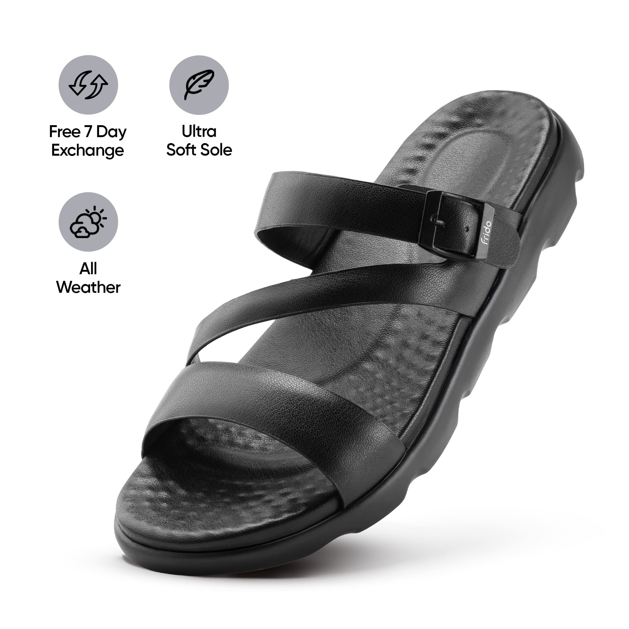 Frido Women's Cloud Comfort Sandal - Toeless - Image 41